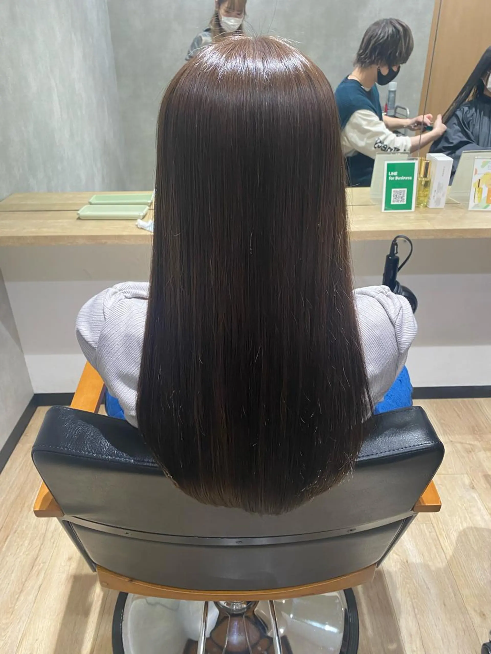 ロング 縮毛矯正 トリートメント 🦋小倉 彩🦋のヘアスタイル