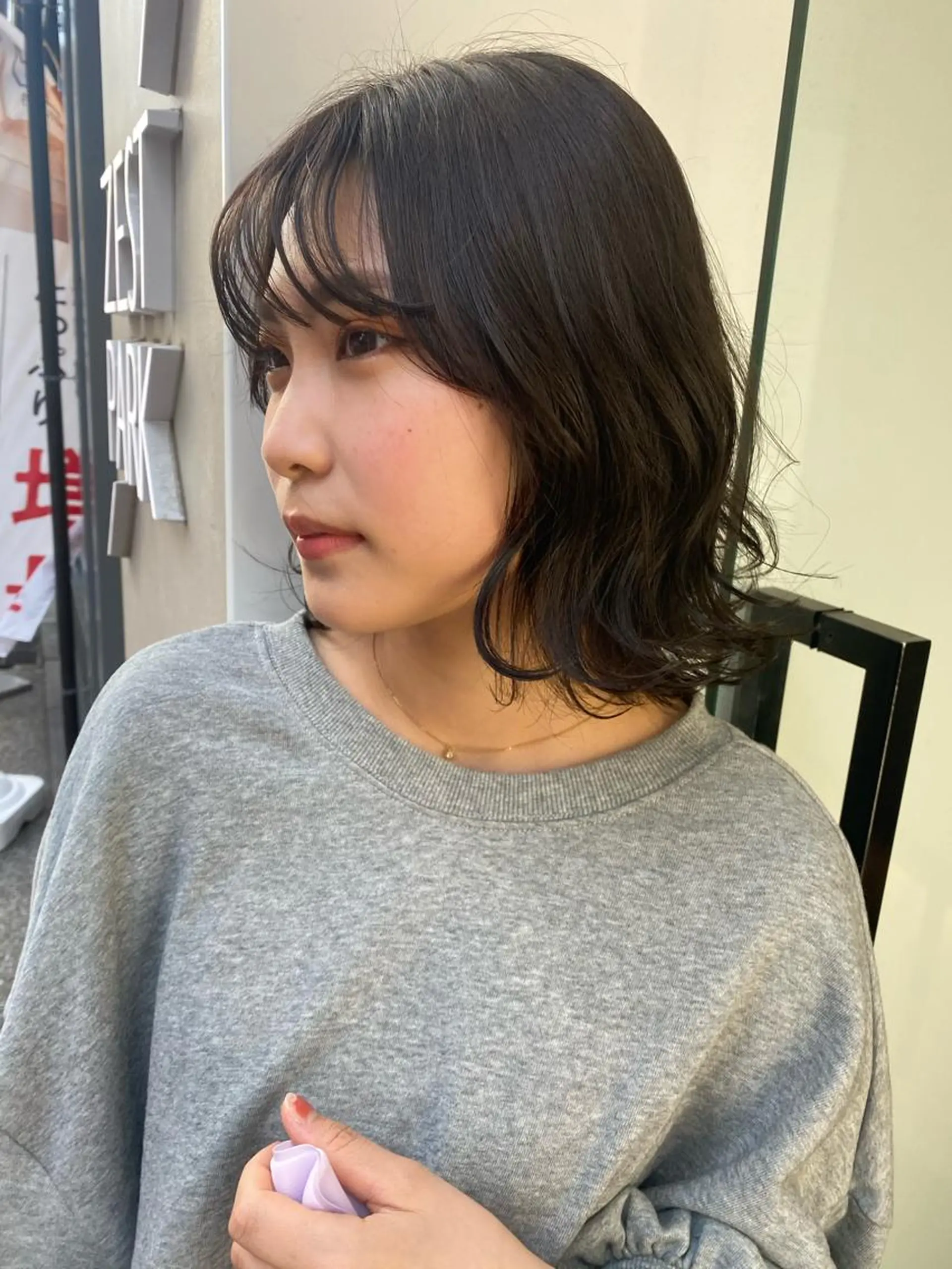 カラー 顔周りカット/透明感 カラー✂️MEIのヘアスタイル