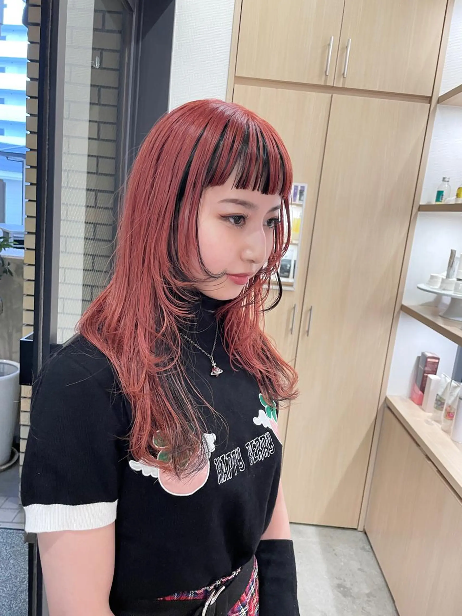 ロング カラー デザインカラー ヘアカラー トリートメント 城 健太郎 💎ハイトーンのヘアスタイル