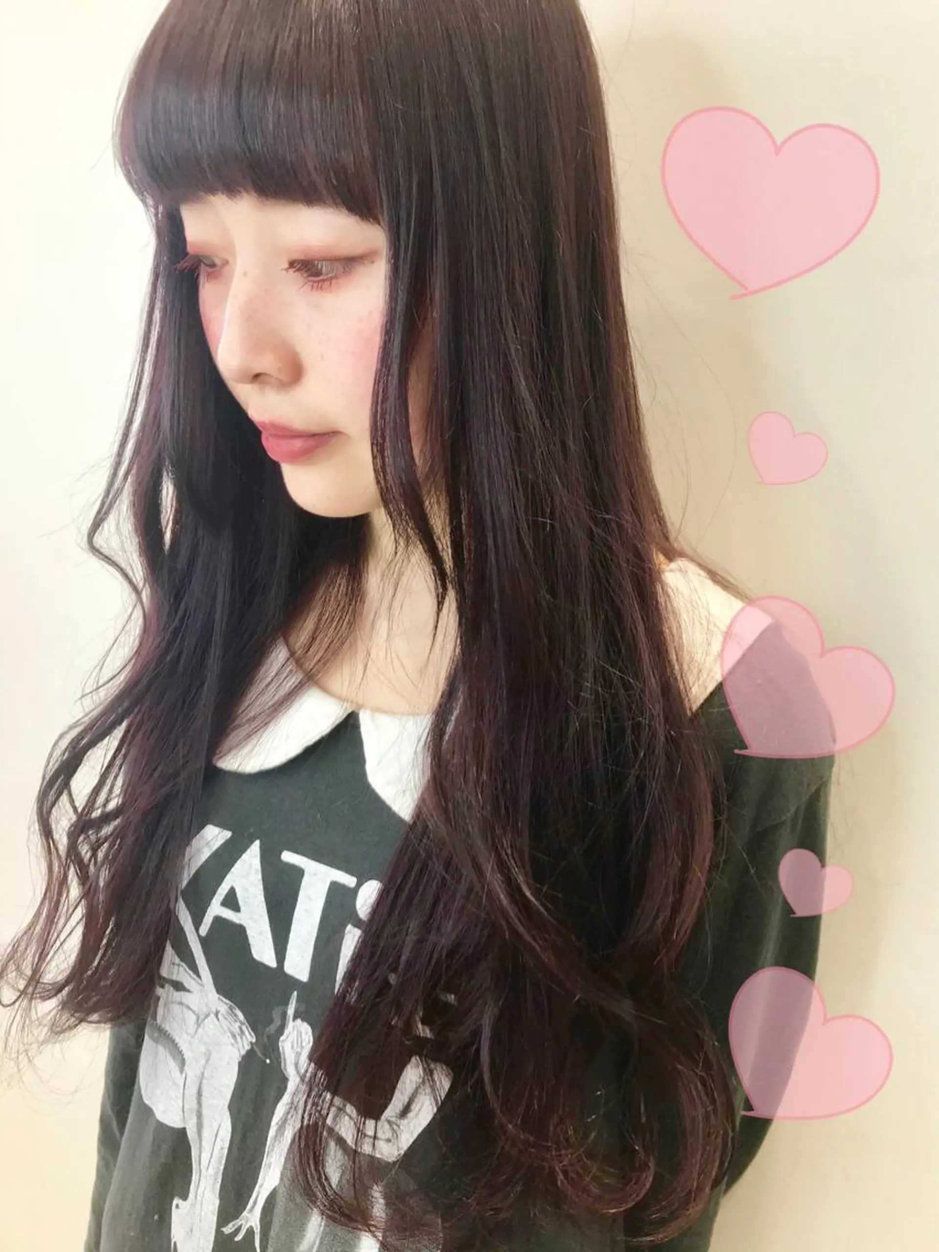 カラー レッドカラー 新宿駅近♡個室 ♡関口三都季🌜のヘアスタイル