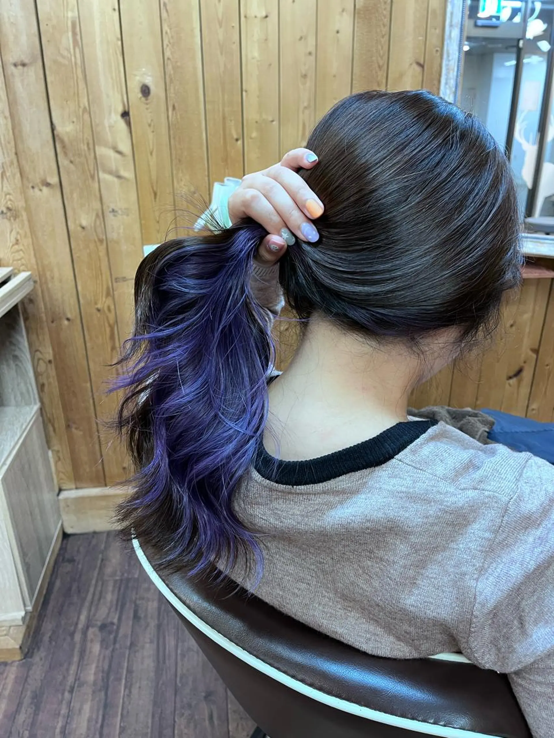 ロング カラー ヘアカラー トリートメント さいとう つかさのヘアスタイル