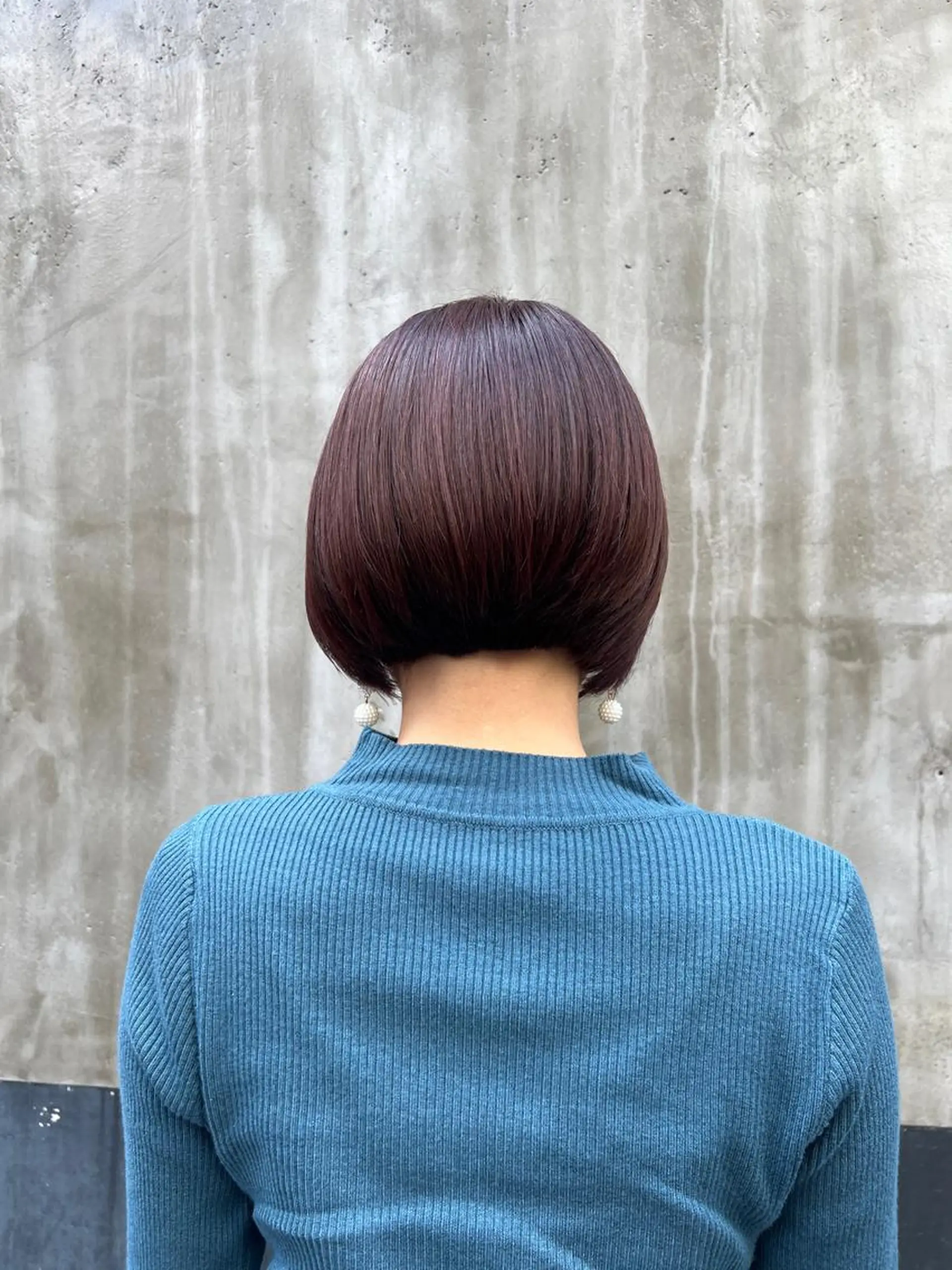ショート カラー ブラウンカラー ピンクカラー ピンクブラウン ボブ 🍇おぐら めぐみ🍇のヘアスタイル