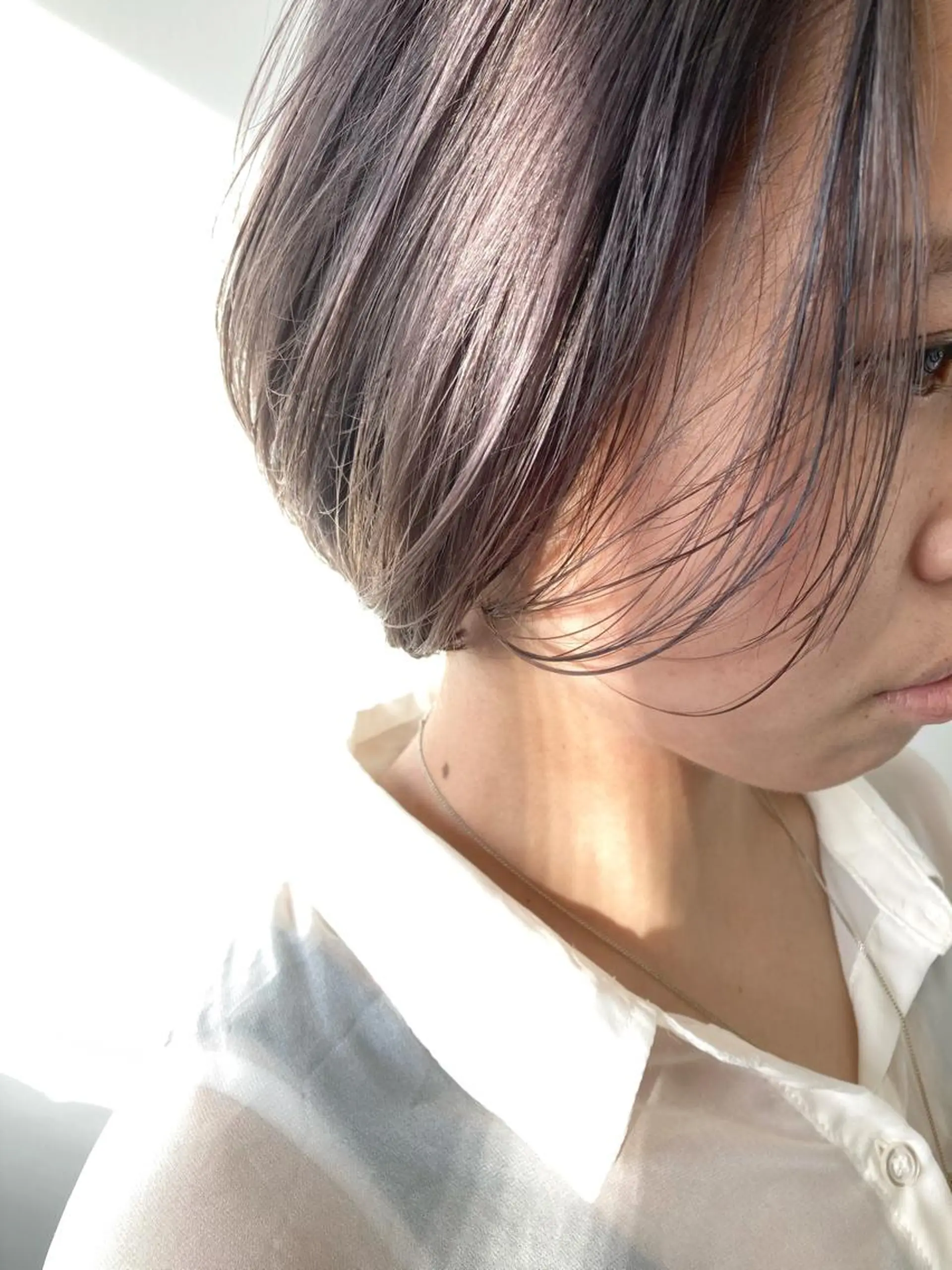 ショート カラー ベージュカラー ブリーチ 透明感カラー ラベンダーカラー ラベンダーベージュ カット ヘアカラー カラーリスト菅野 竜矢🌈のヘアスタイル