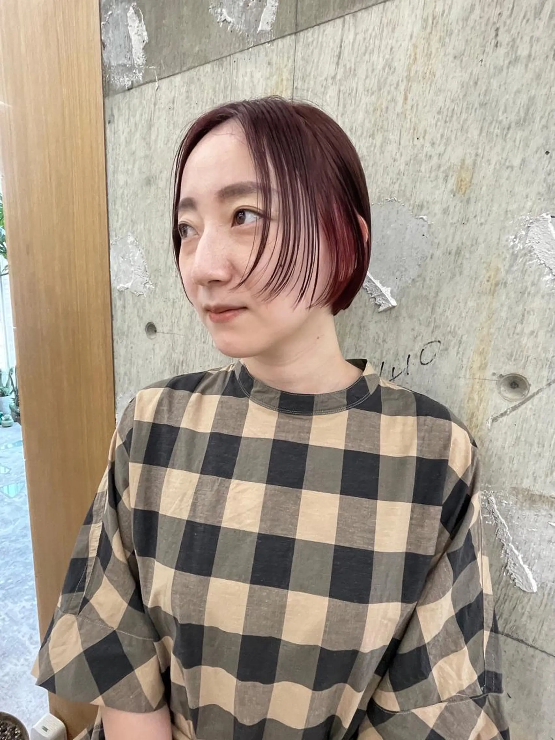 ショート カラー カット ヘアカラー トリートメント 垢抜けボブ/SAHO /OAK溝の口のヘアスタイル