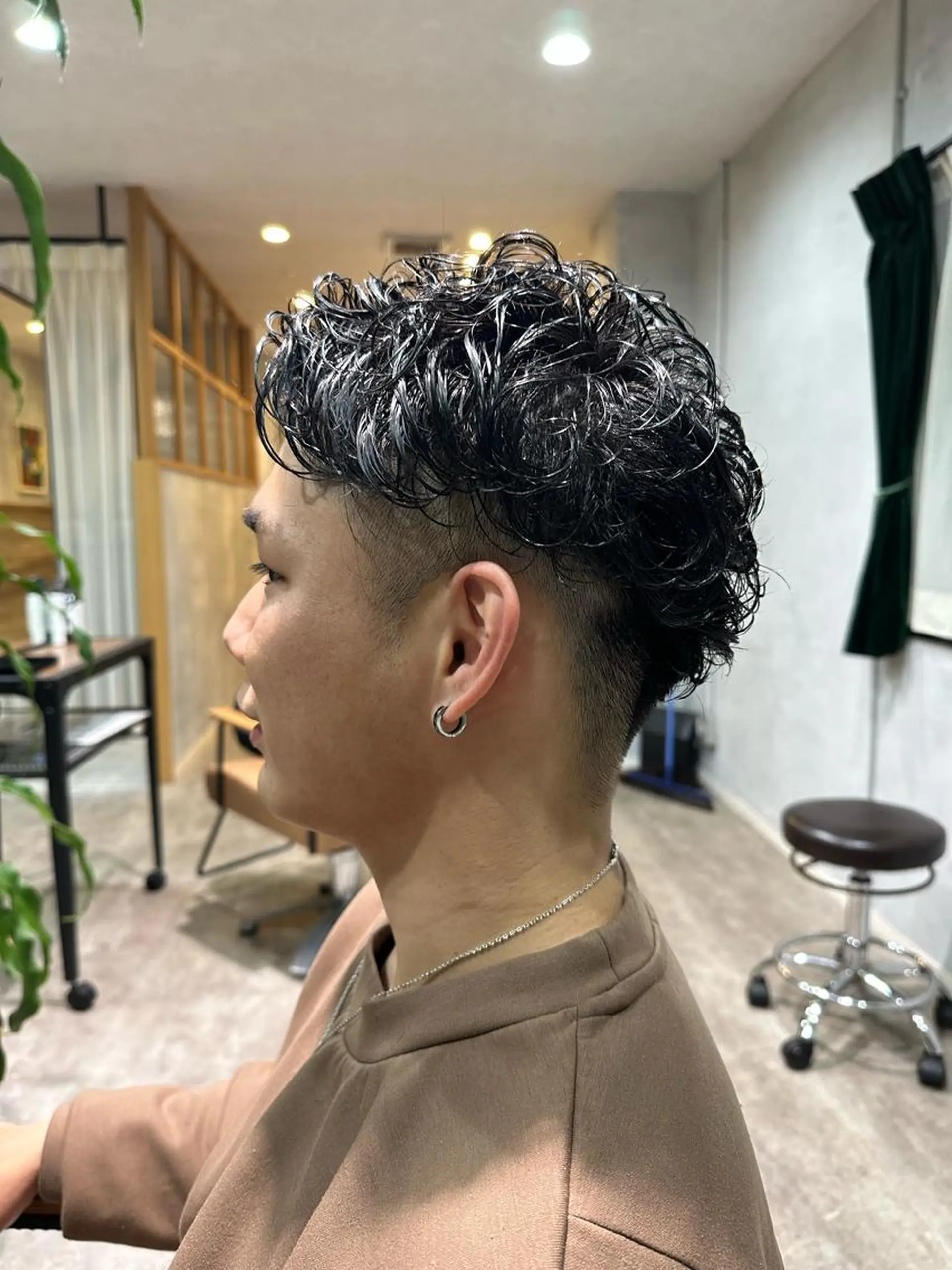 メンズ メンズパーマ 大久保 優香のヘアスタイル