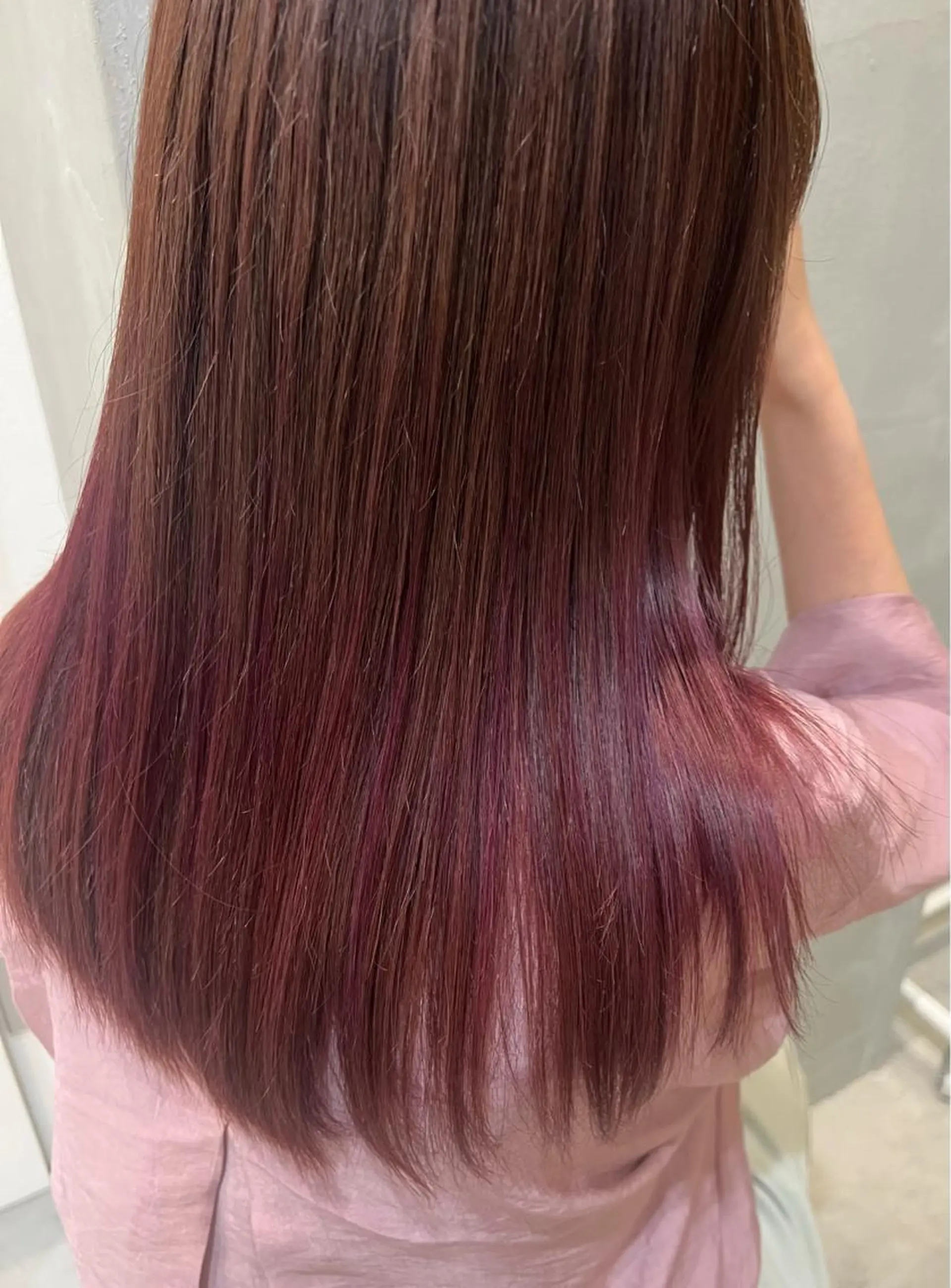 ロング カラー グラデーションカラー 酸性ストレート ヘアカラー ヘアメイク美容師💄 Erikaのその他イメージ