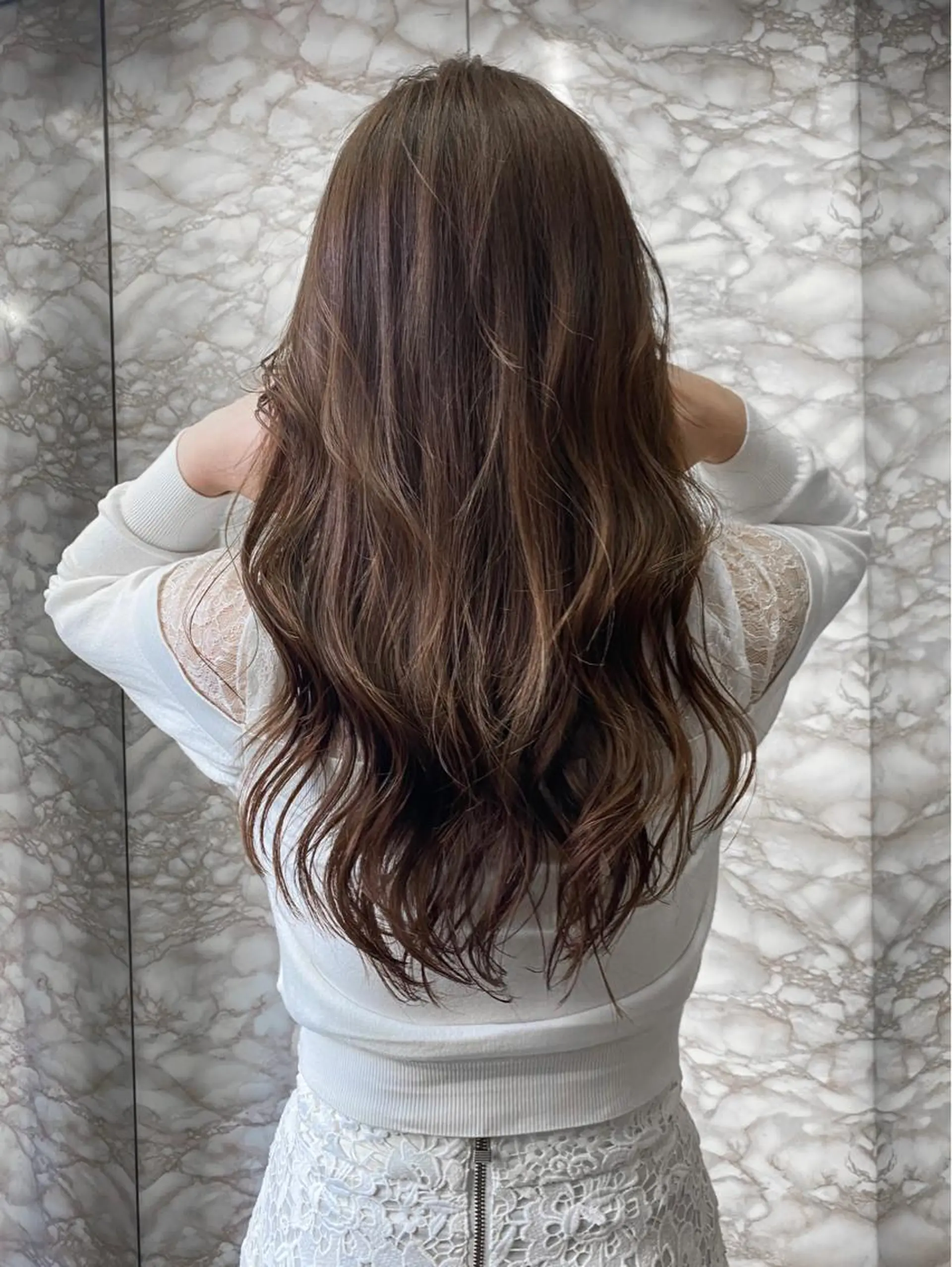 セミロング カラー カット リピート率No.1✨ ユウキのヘアスタイル