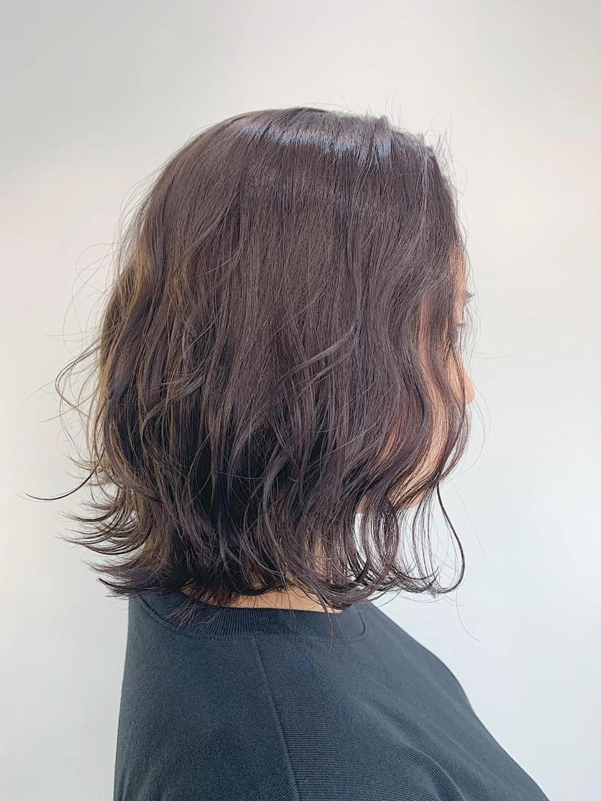 ミディアム カラー ヘアアレンジ ミディアムパーマ アディクシーカラー ベージュカラー グレージュ ハイライトカラー ヘアカラー トリートメント ヘッドスパ ヘアセット レイヤーカット/艶髪 🎀笠原 優花🎀のヘアスタイル