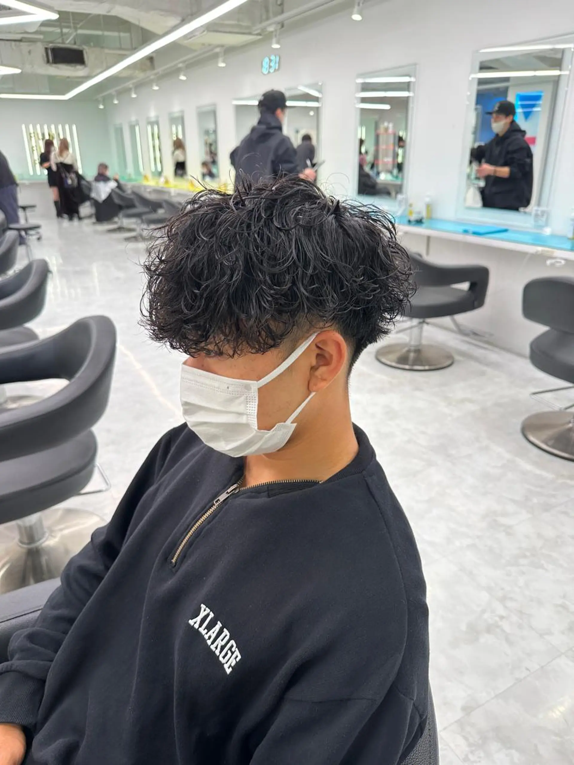 ショート カラー パーマ メンズ 【メンズサロン】 BLUCK 横浜のヘアスタイル