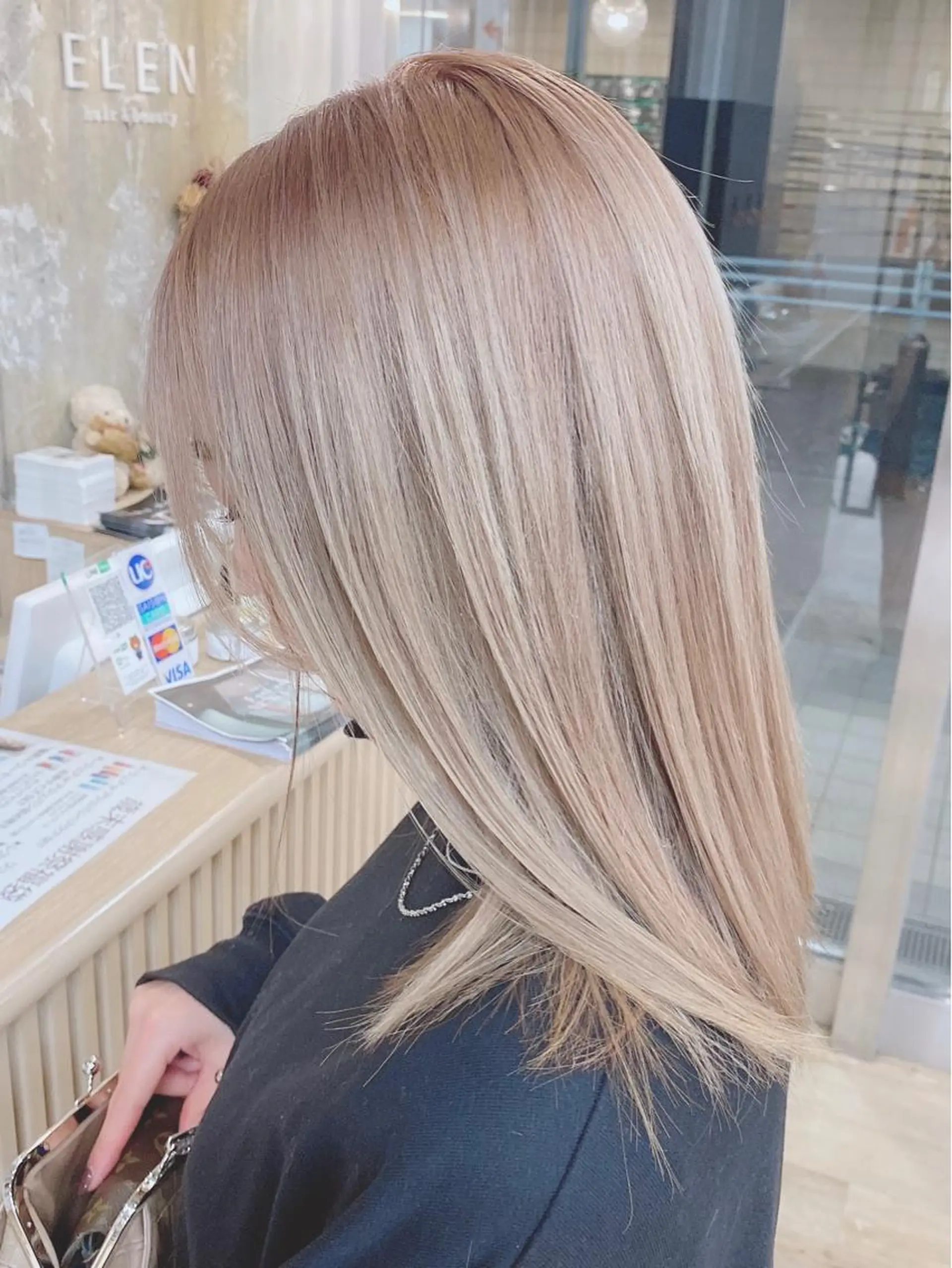 ロング メンズ縮毛矯正 ニュアンスパーマのヘアスタイル