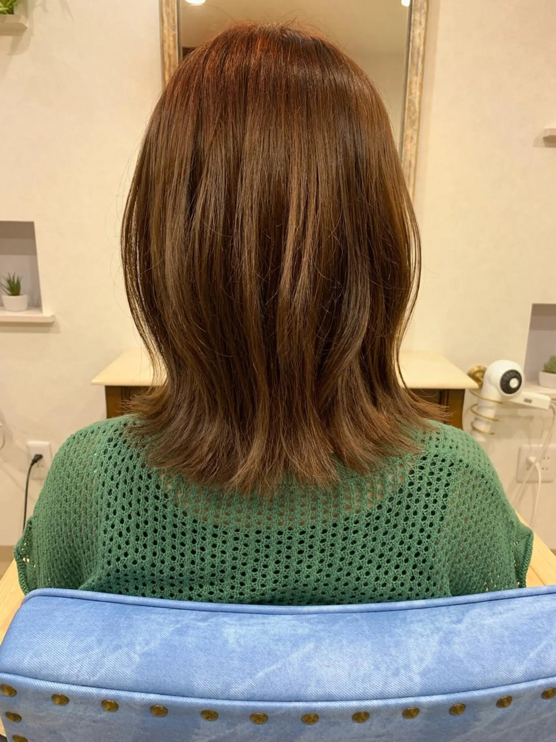 セミロング カット ヘアカラー トリートメント 竹田駅/半個室 belle./ベルのヘアスタイル