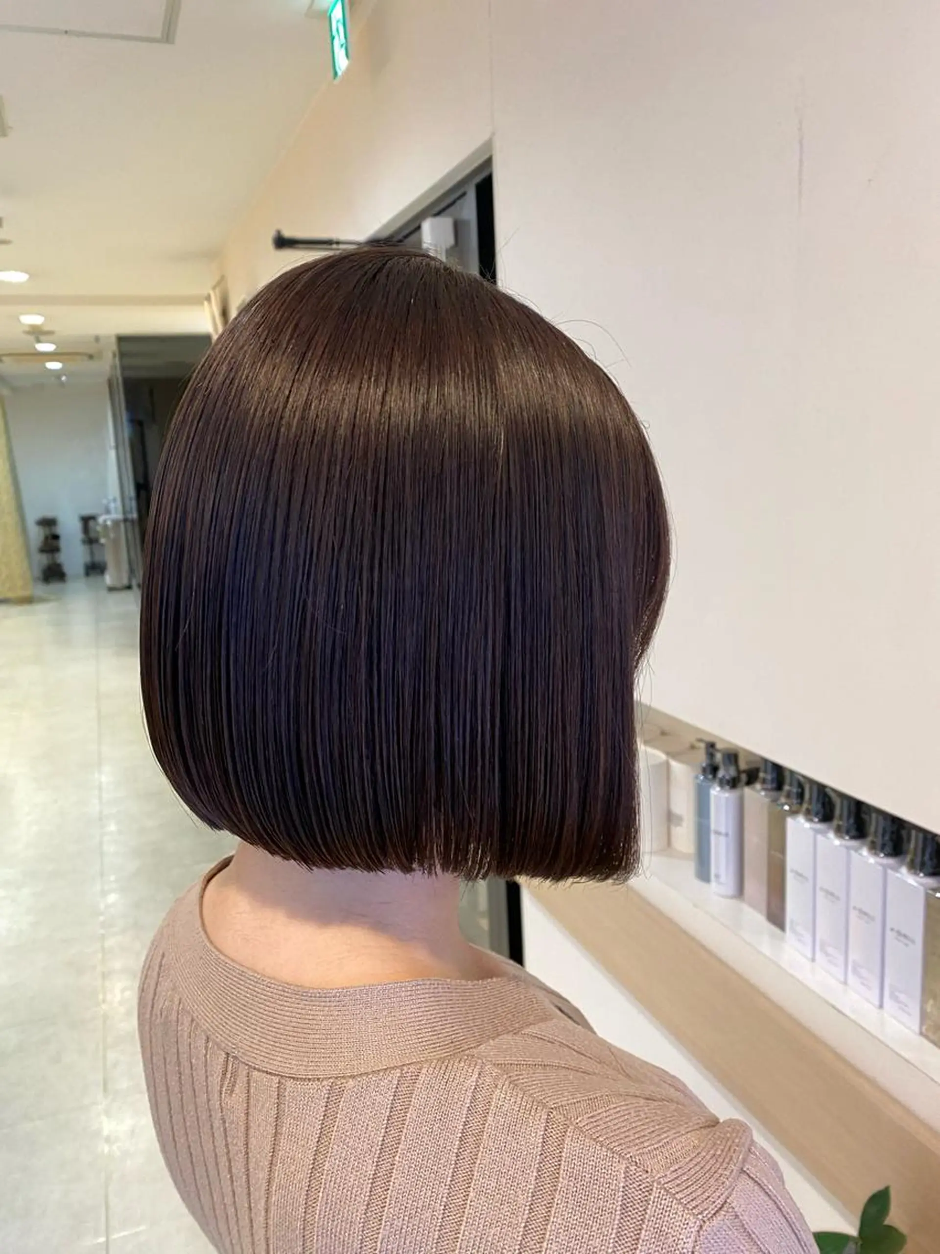 ショート カラー ボブ カット ヘアカラー 顔まわり‎🤍小顔 カット🤍みさきのヘアスタイル
