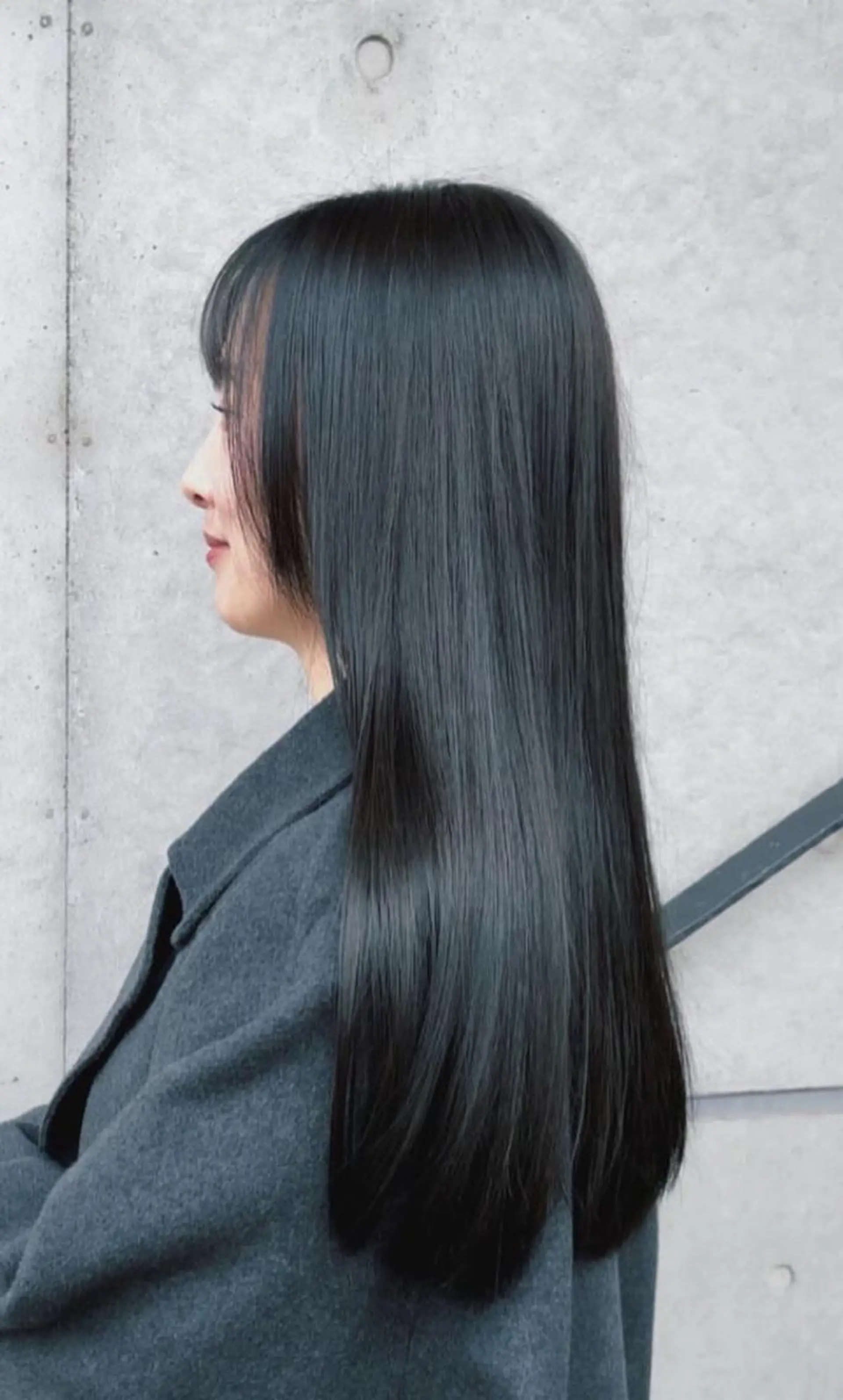 セミロング カラー トリートメント トリートメント 三浦 仁美のヘアスタイル