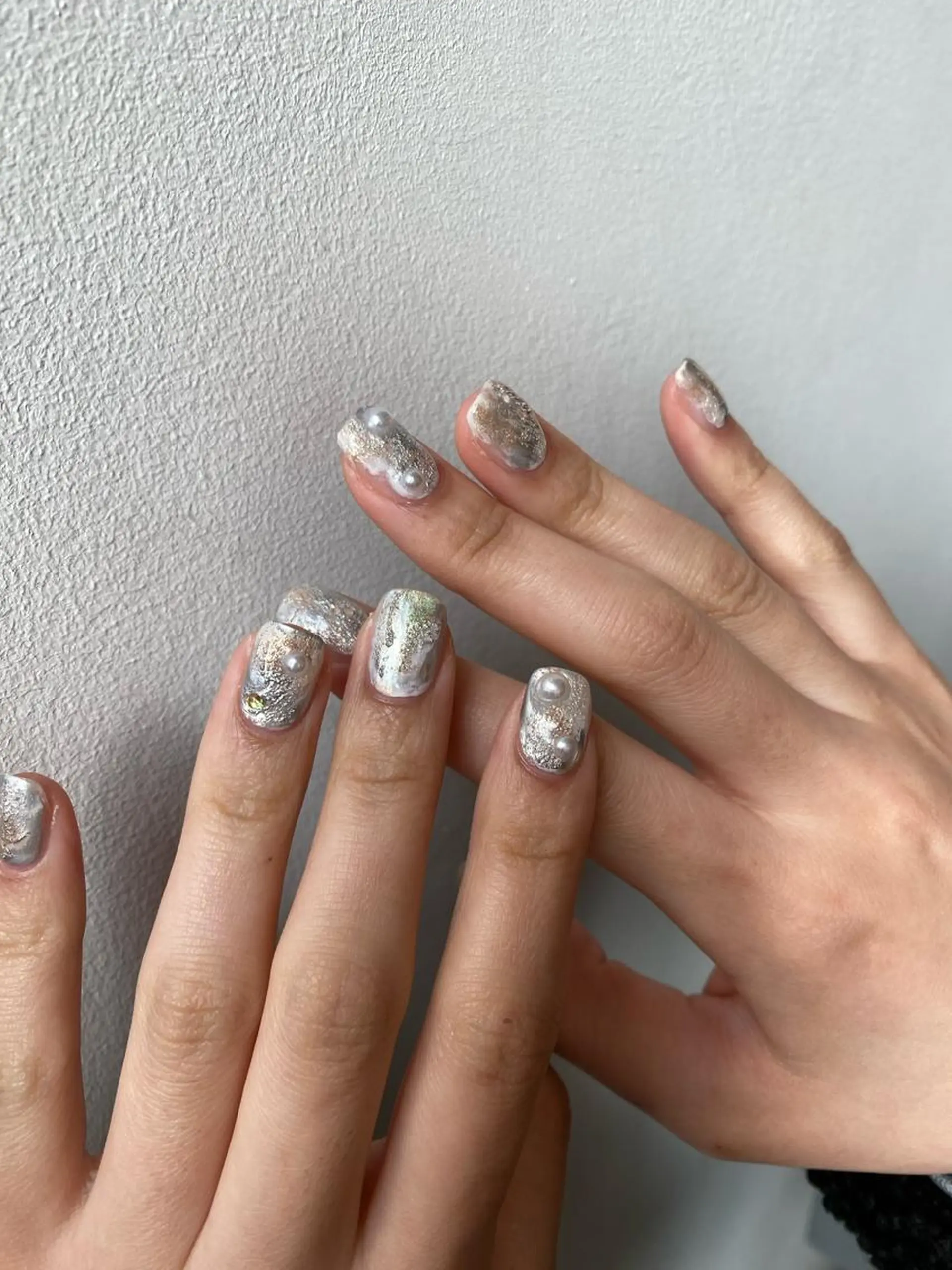 ネイル ニュアンスネイル 春ネイル ハンドネイル 草加ニュアンスネイル 🌚hersのネイルデザイン