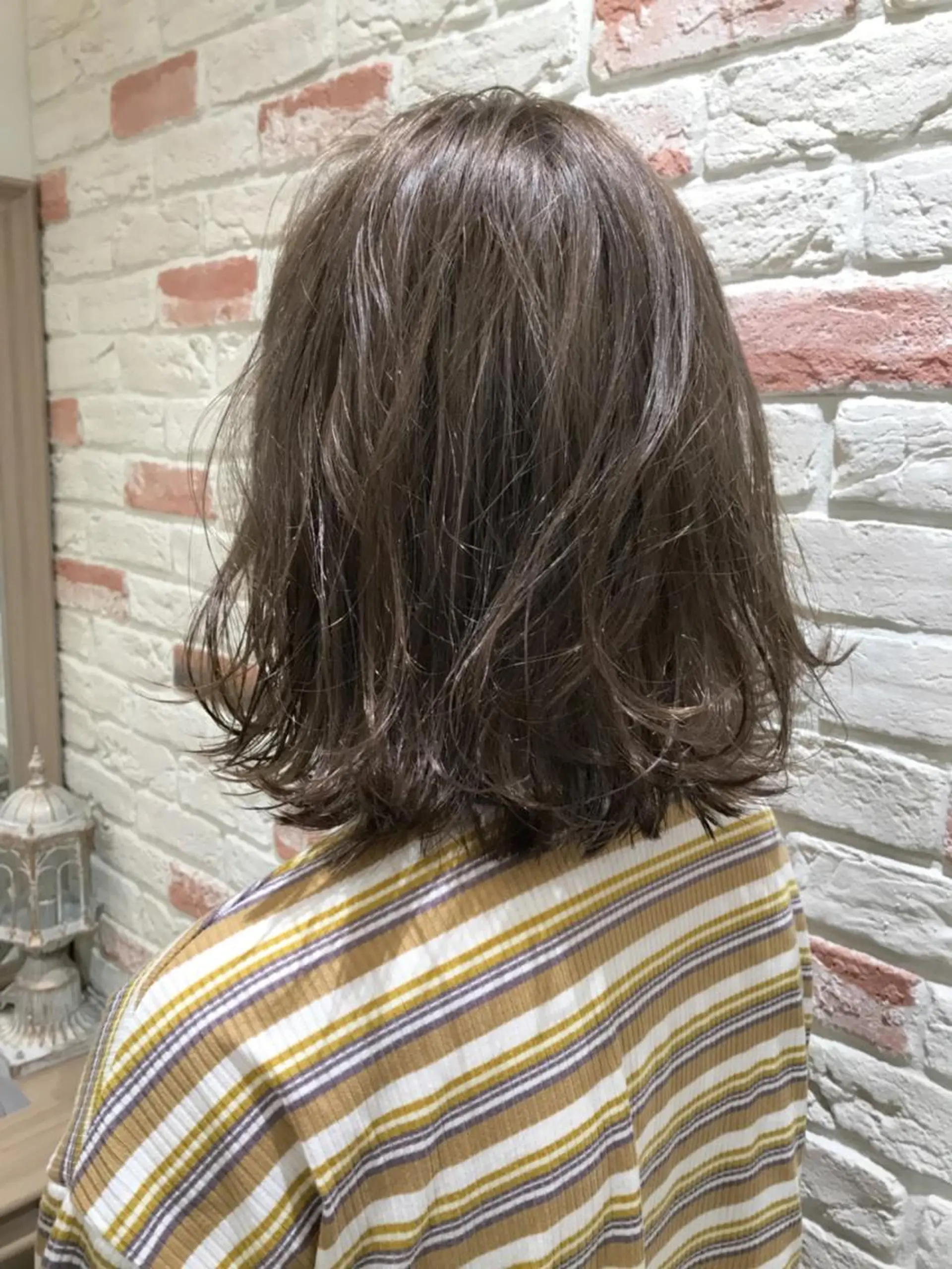 ミディアム カット ヘアカラー トリートメント 新宿 木下拓哉のヘアスタイル