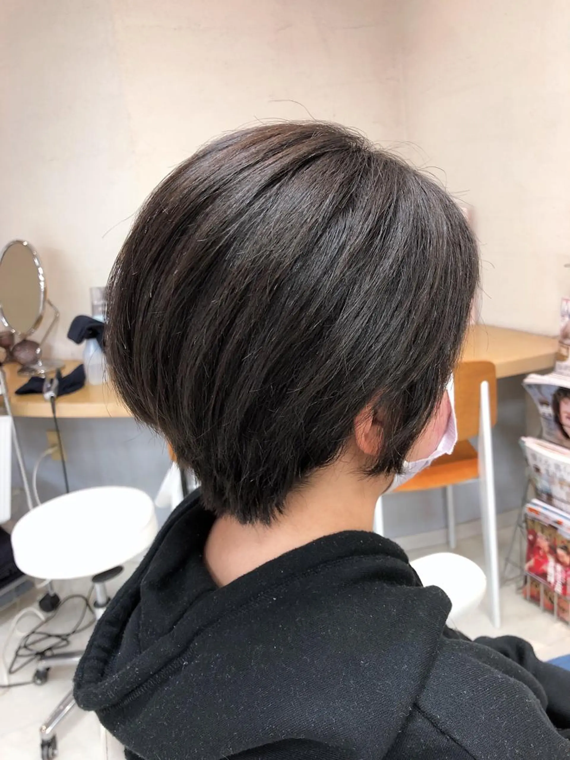 ショート ショートヘア カット 阿部 美咲のヘアスタイル