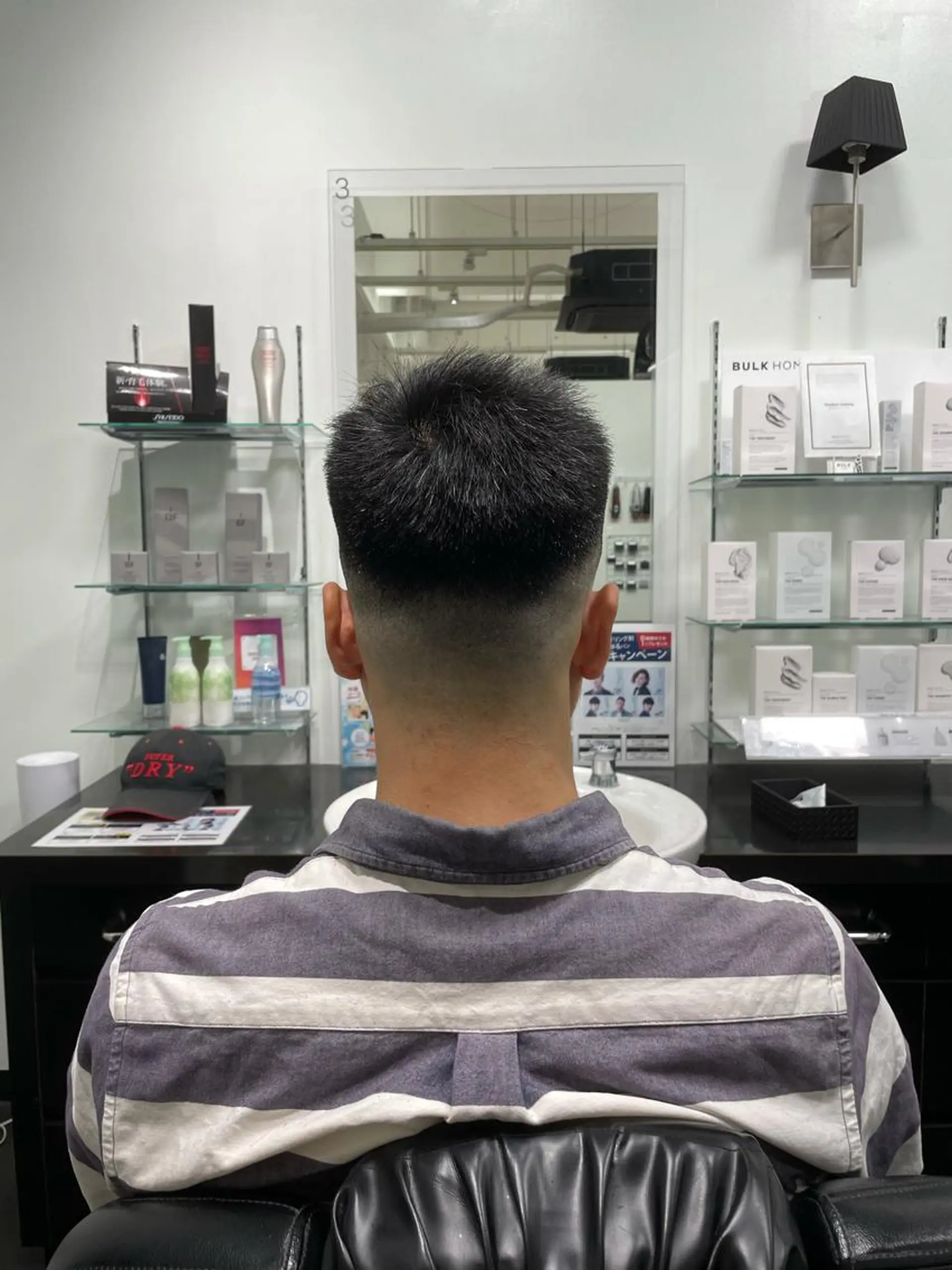 メンズ フェードカット パーマ特化 三浦楓雅のヘアスタイル