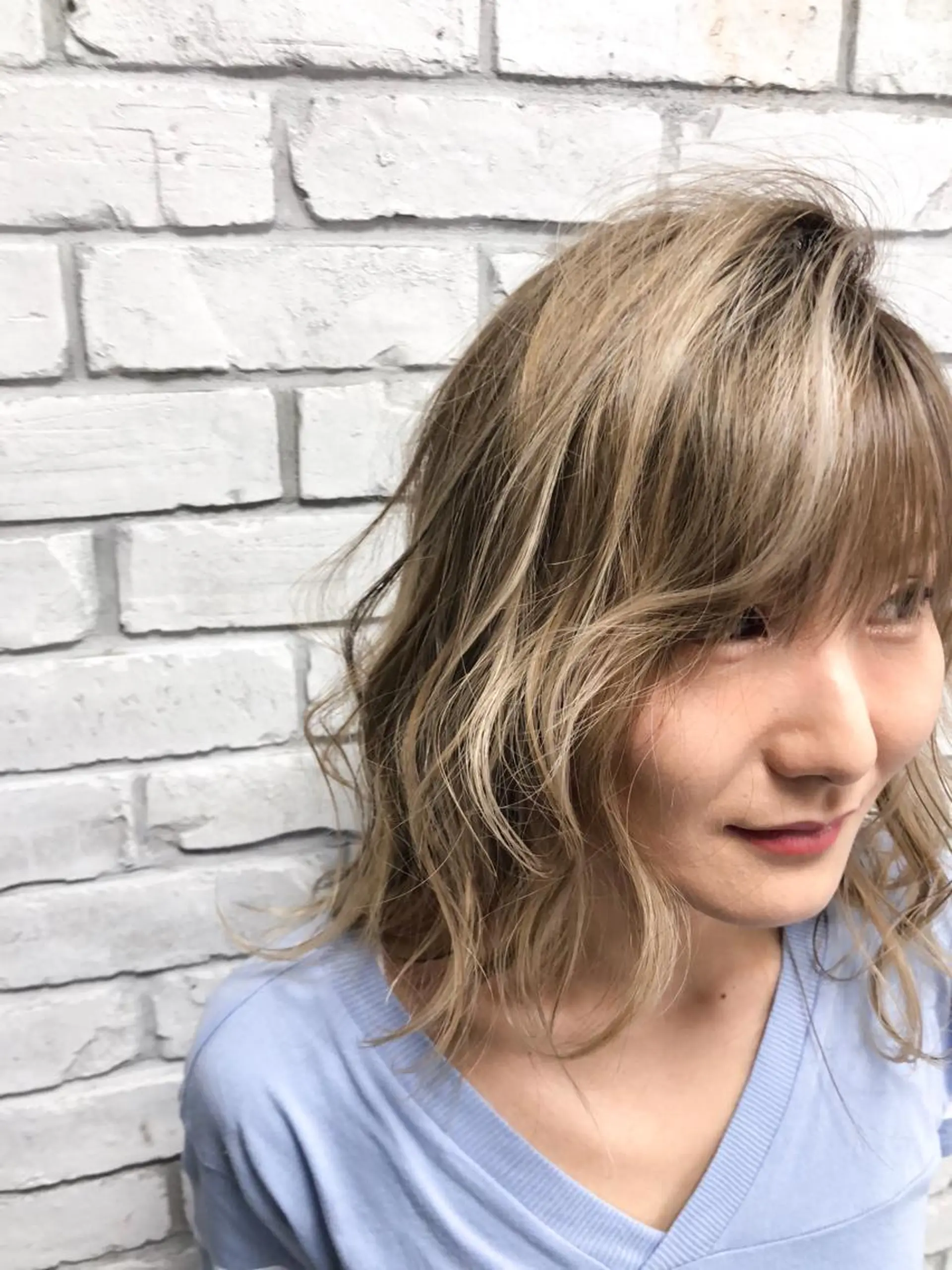 セミロング カラー welring hair salonのヘアスタイル
