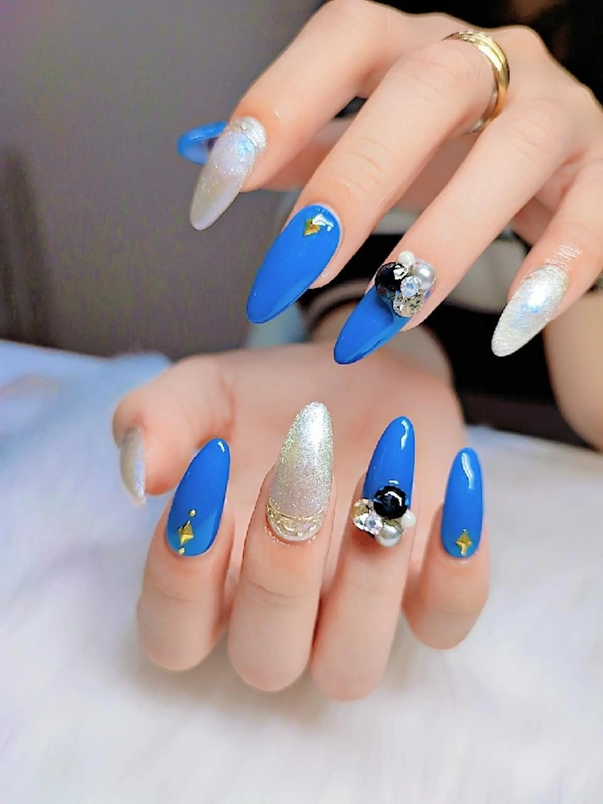 ネイル ハンドネイル 森 ネイルサロンのネイルデザイン