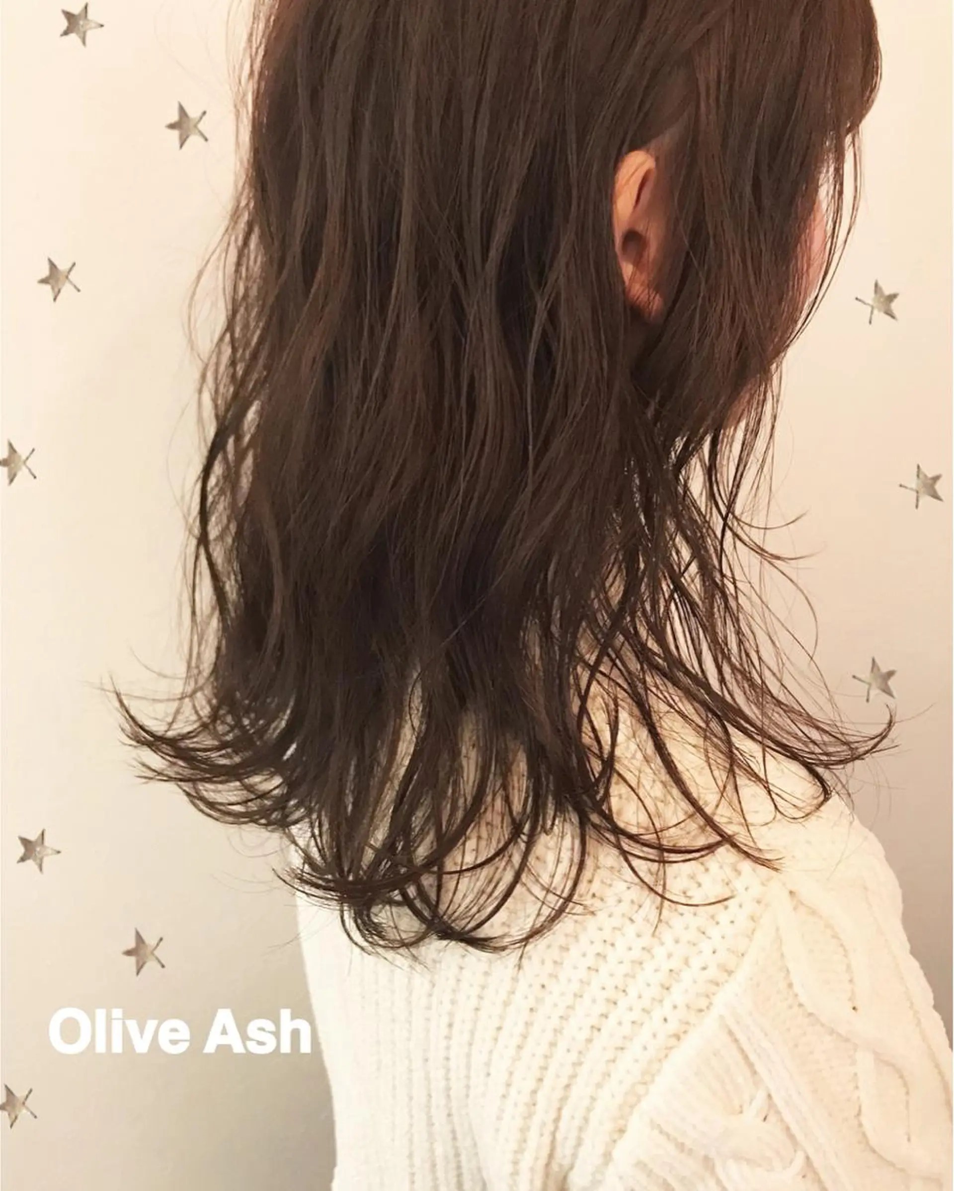 セミロング カラー 市川 千夏のヘアスタイル