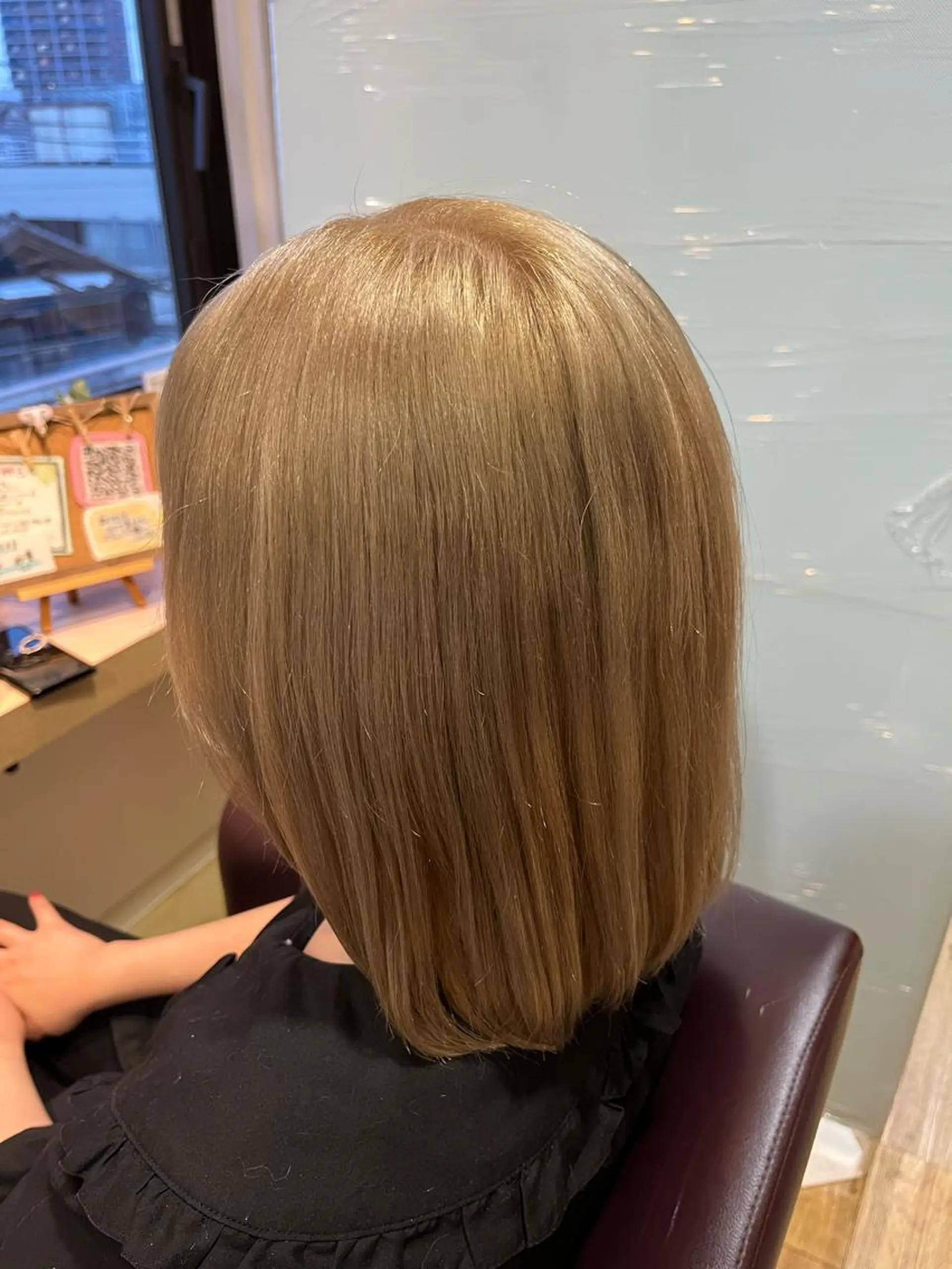 ミディアム 縮毛矯正 三上 由貴のヘアスタイル