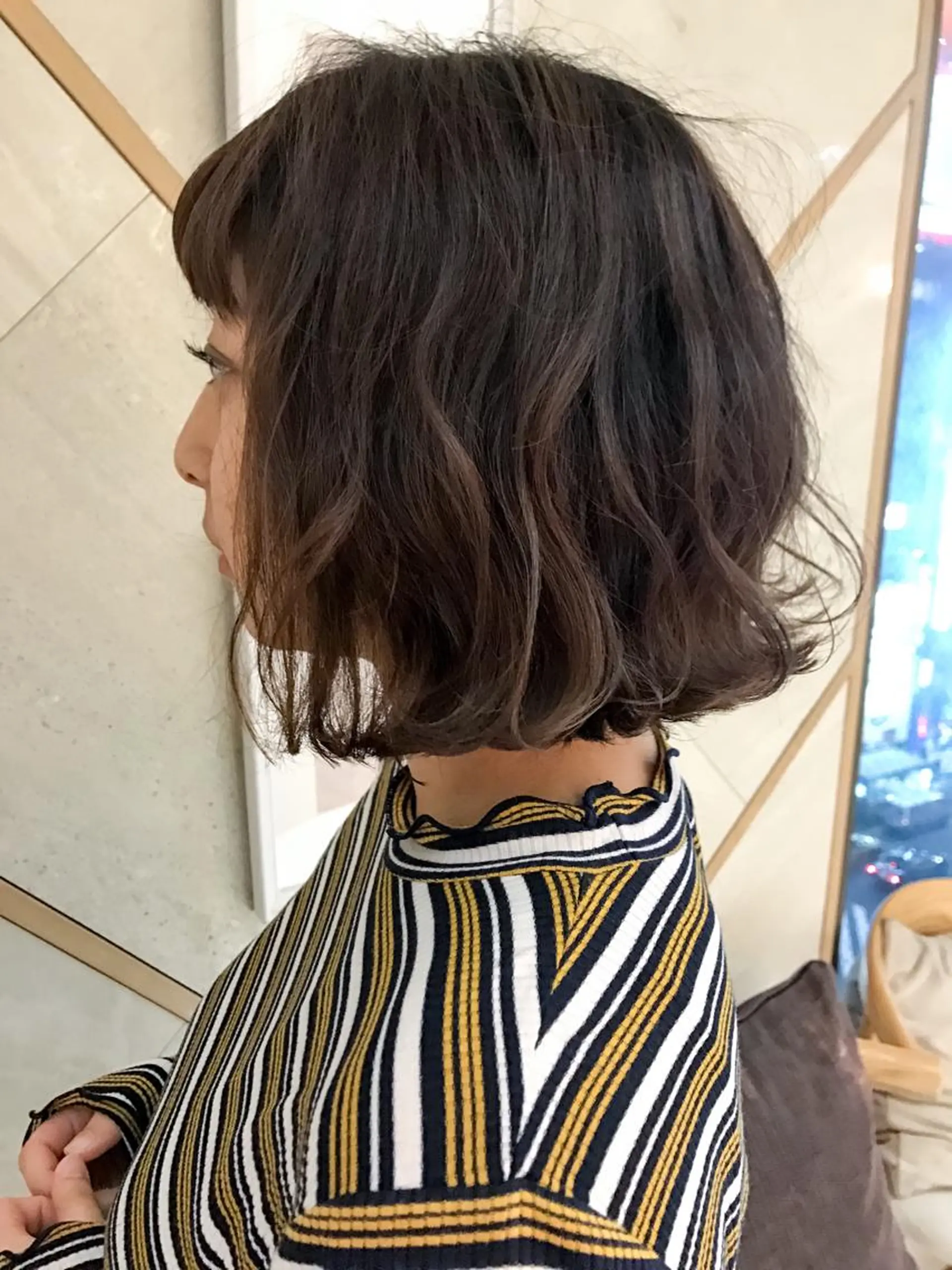 ショート 切りっぱなしボブ ボブ 大月 優汰のヘアスタイル