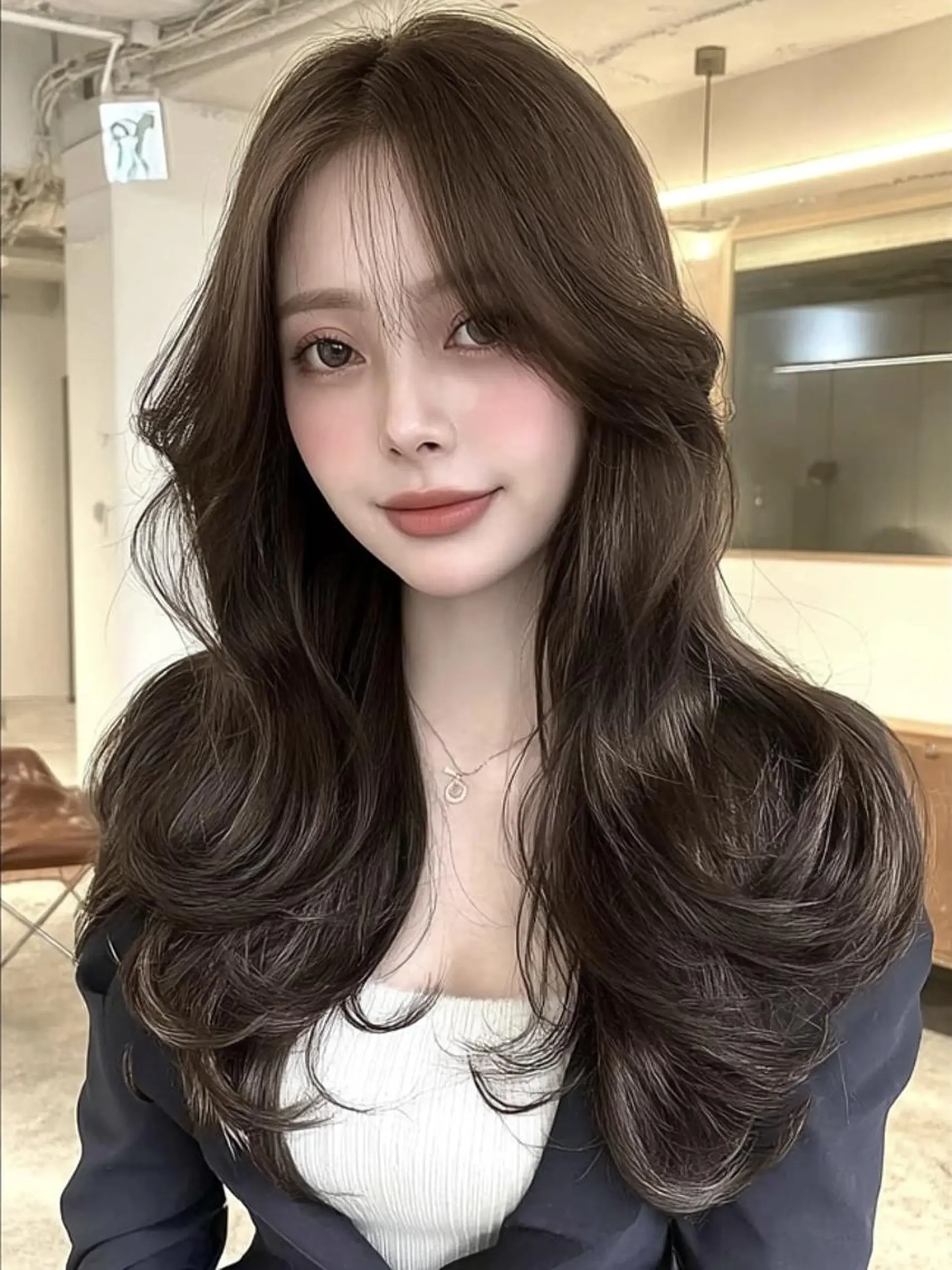 セミロング ボブ 外国人風カラー カット ヘアカラー トリートメント 🎀透明感カラー/ yuka🎀のヘアスタイル