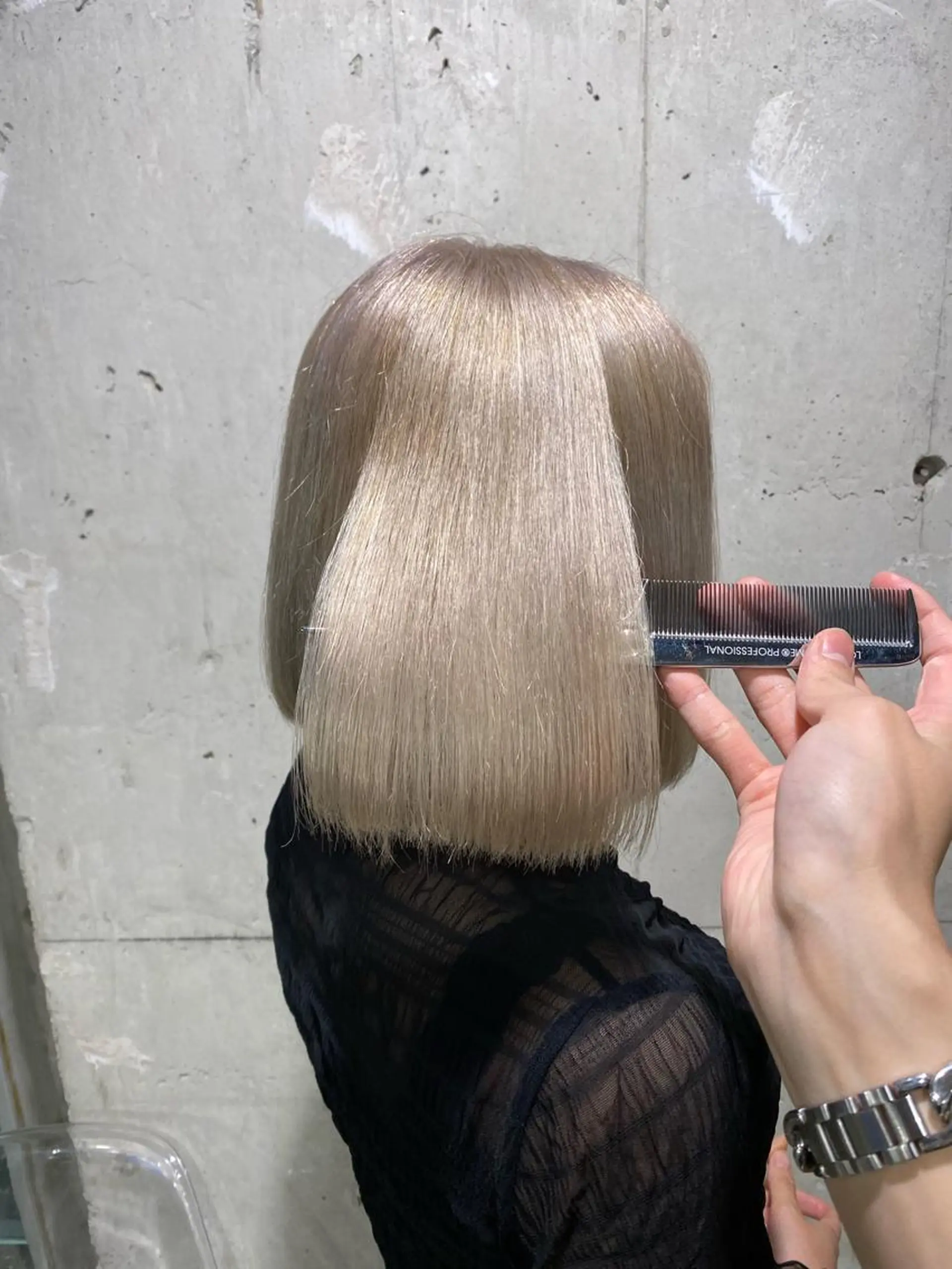 ミディアム カラー エフェクトブリーチ 🌟前澤啓太朗のヘアスタイル