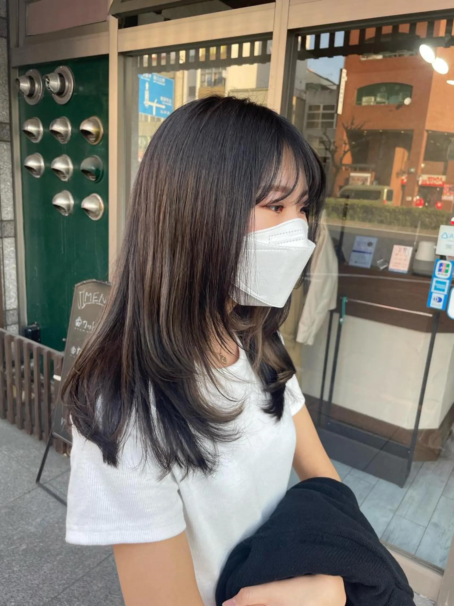 セミロング カラー カット レイヤー/高橋 みく /池下/千種のヘアスタイル