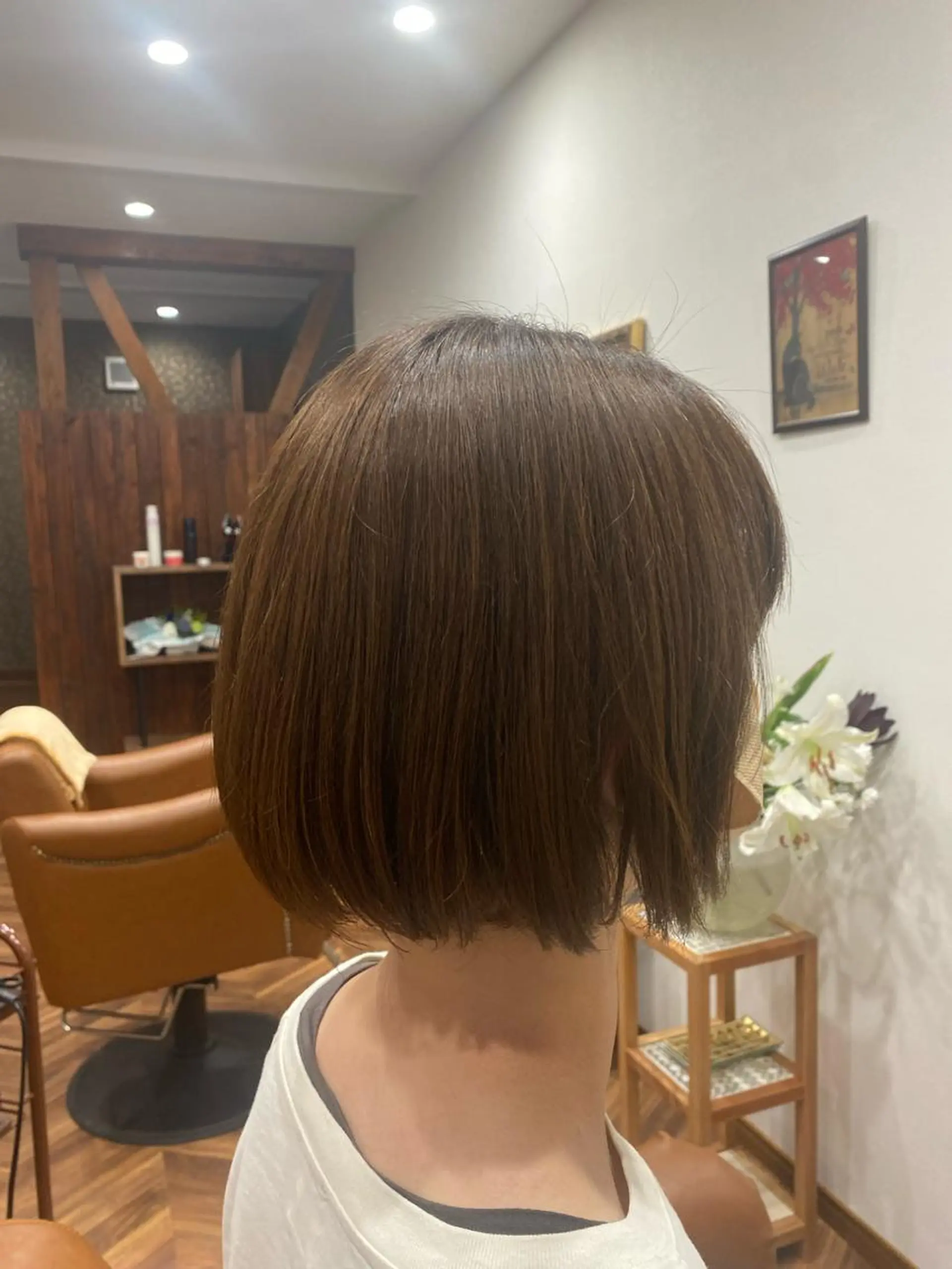 ショート カラー 【似合わせカット 】🦋岩崎 美保🐾のヘアスタイル