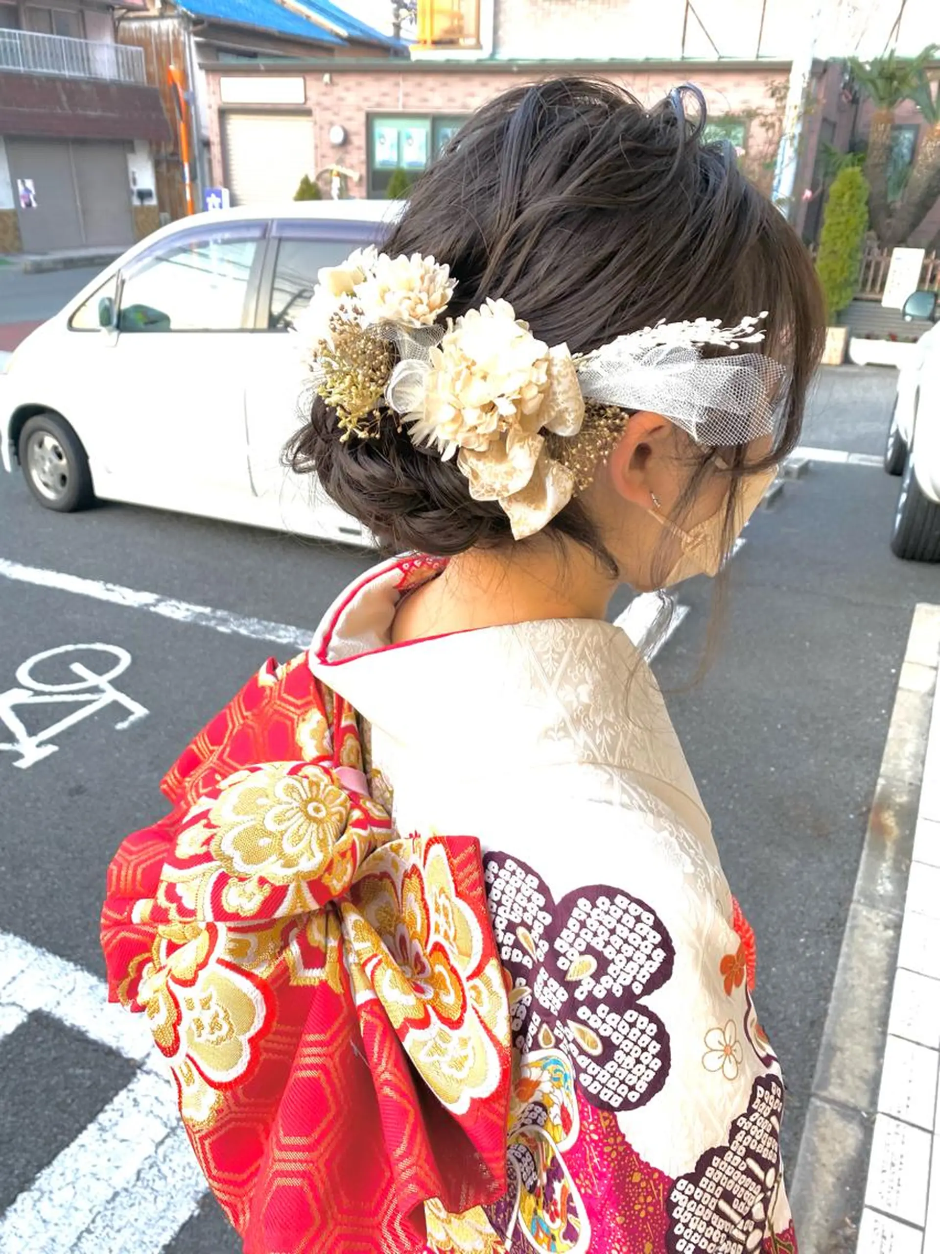 ロング ヘアアレンジ 岡田詩織 MODE Ks松原店のヘアスタイル