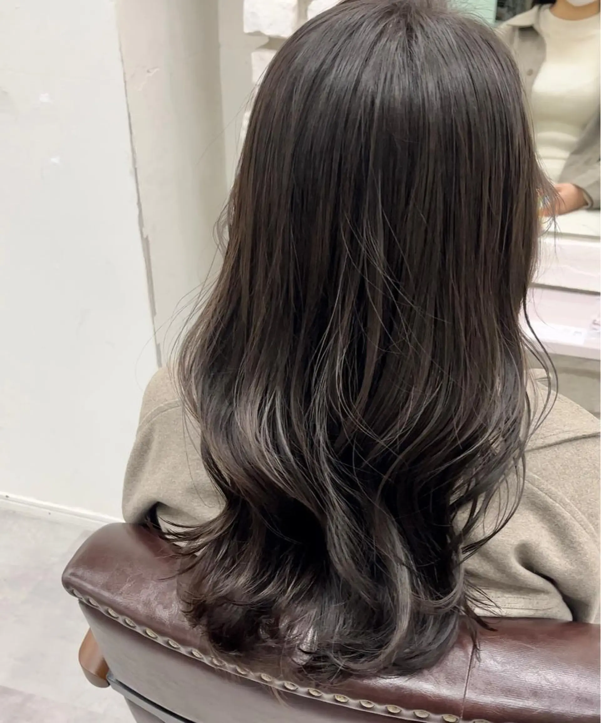 カラー グレージュ カット ヘアカラー トリートメント 巻ける髪質改善で美髪 にデザイン✨/よしみのヘアスタイル