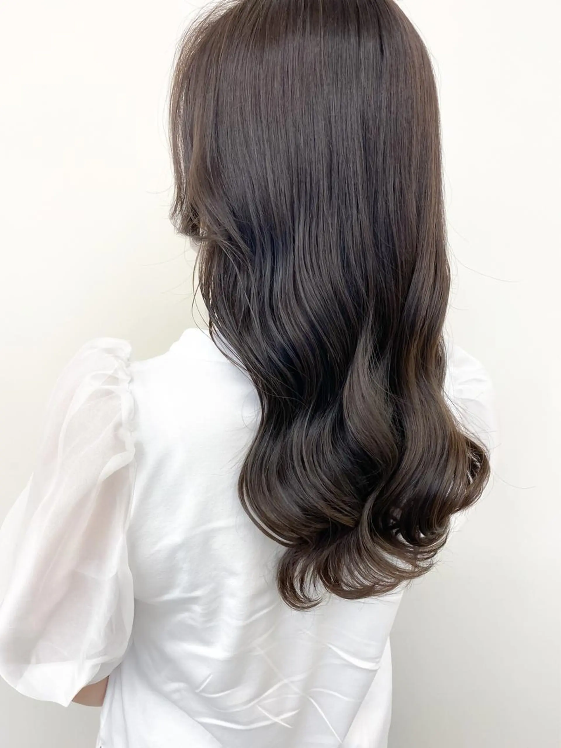 セミロング カラー 透明感カラー グレージュ モカグレージュ カット ヘアカラー トリートメント 丹羽 隼人/髪質改善 /韓国ヘア🇰🇷のヘアスタイル