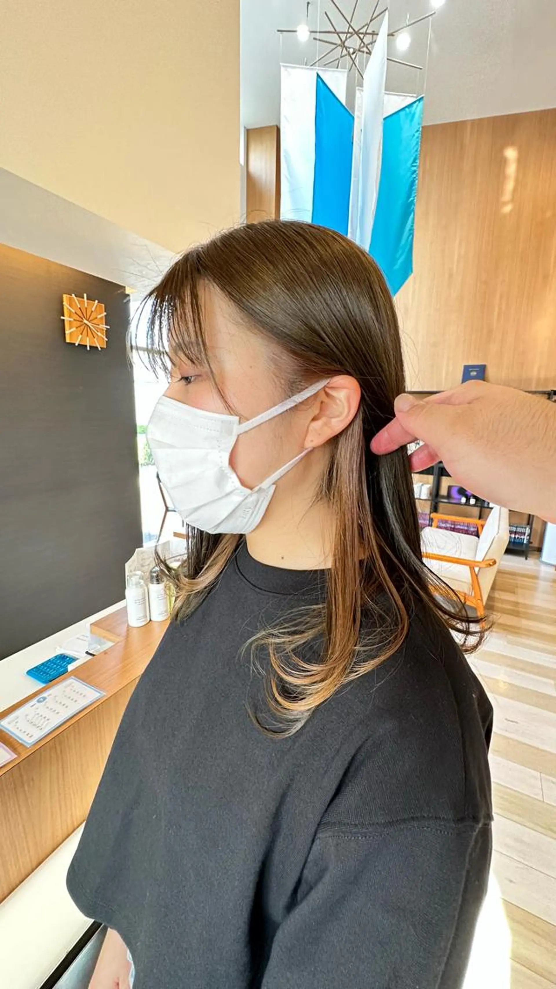 ロング カラー 仲間 一貴のヘアスタイル