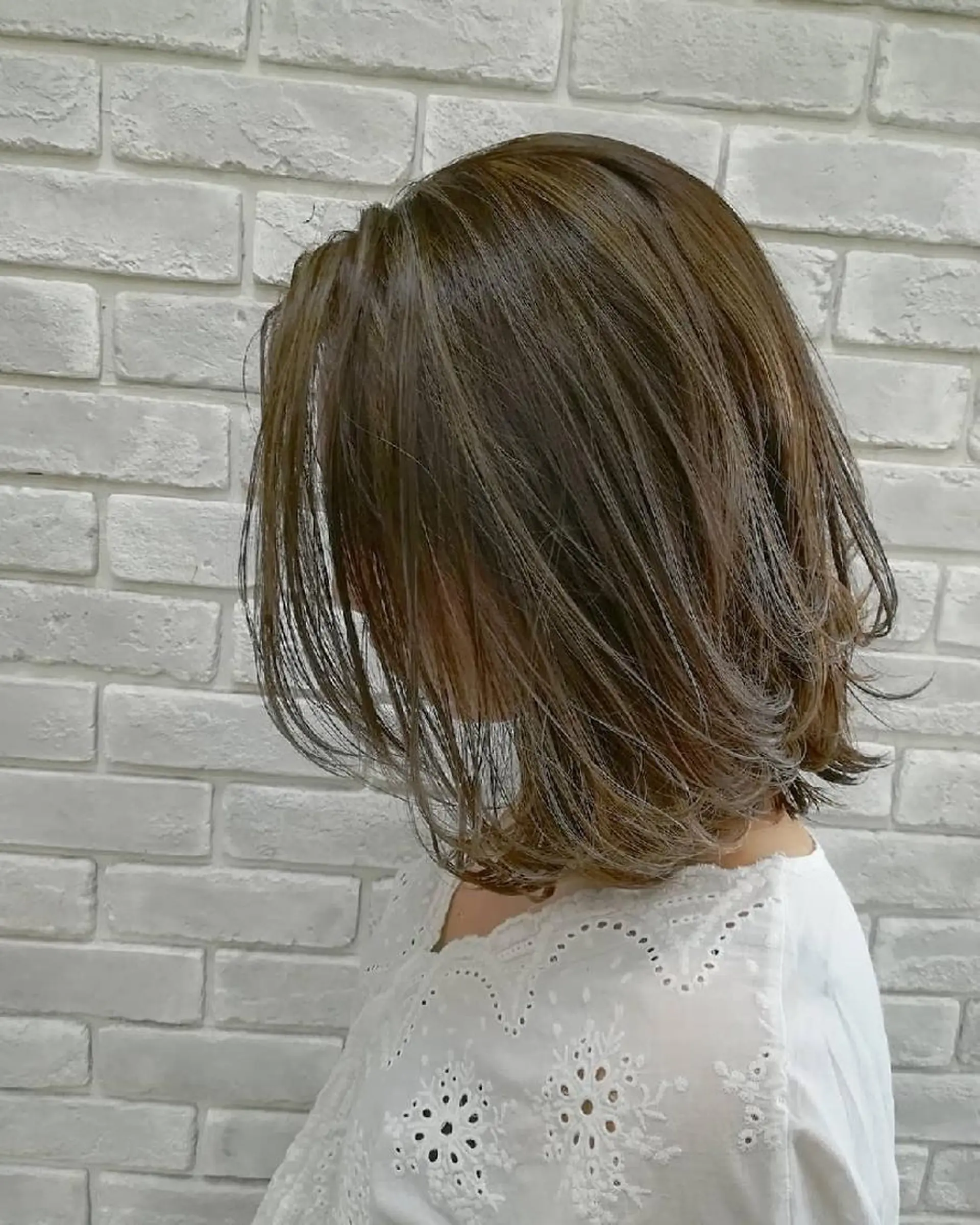 ミディアム カラー カット ヘアカラー トリートメント 井谷 圭吾【天理】のヘアスタイル