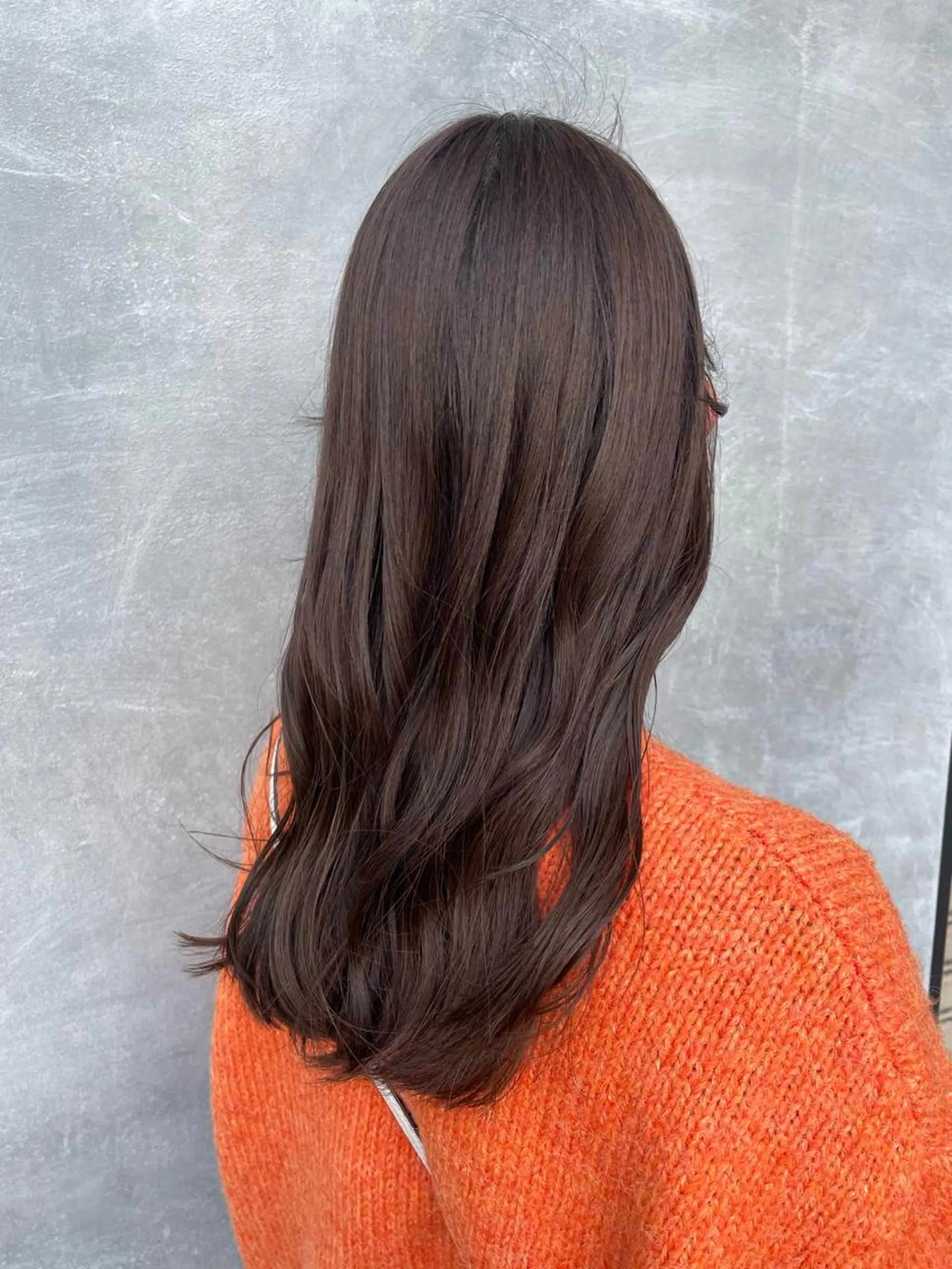 ロング カラー ベージュカラー 青田 明日海のヘアスタイル