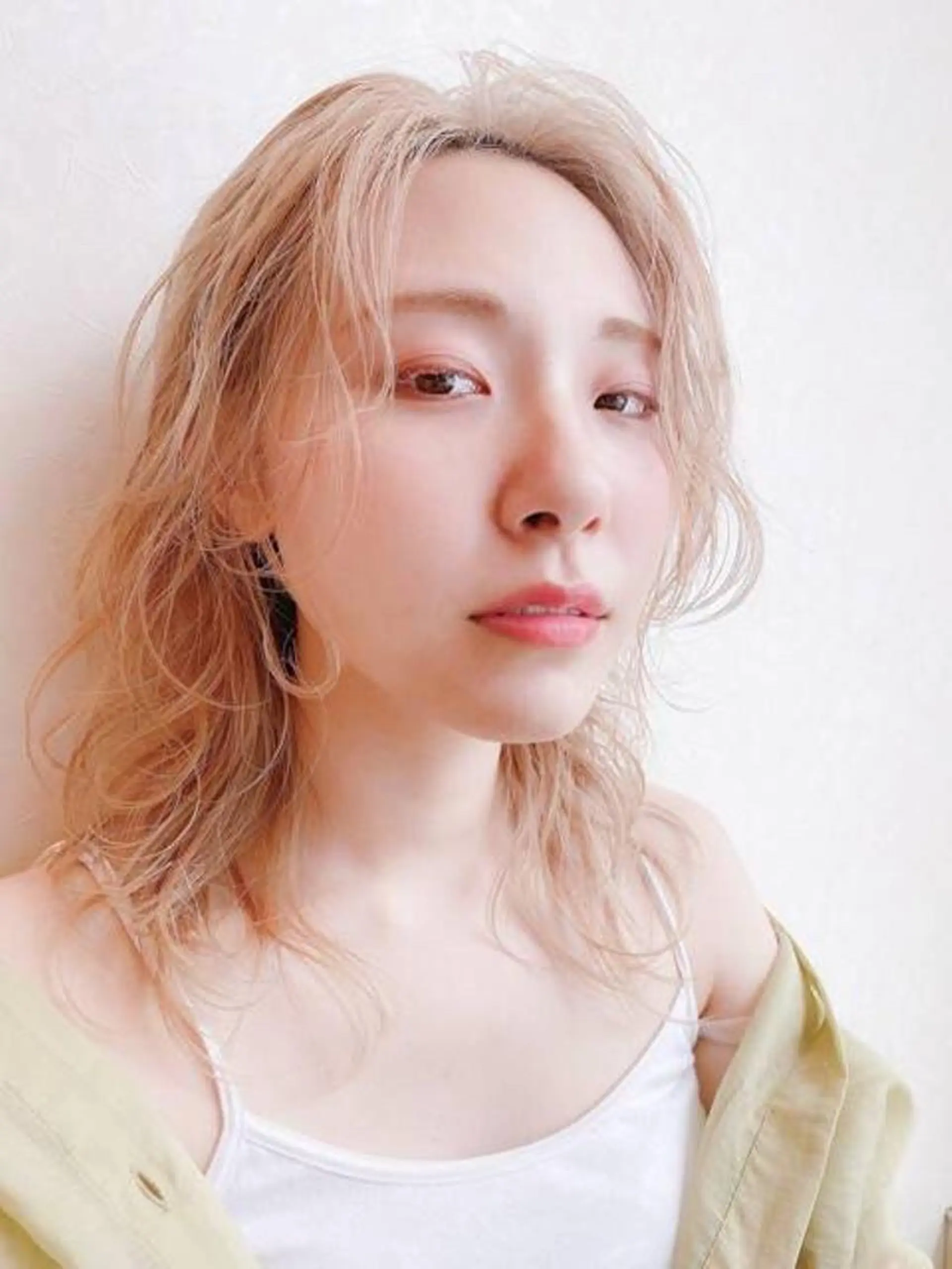 ミディアム カラー パーマ ba-boo 熊本のヘアスタイル