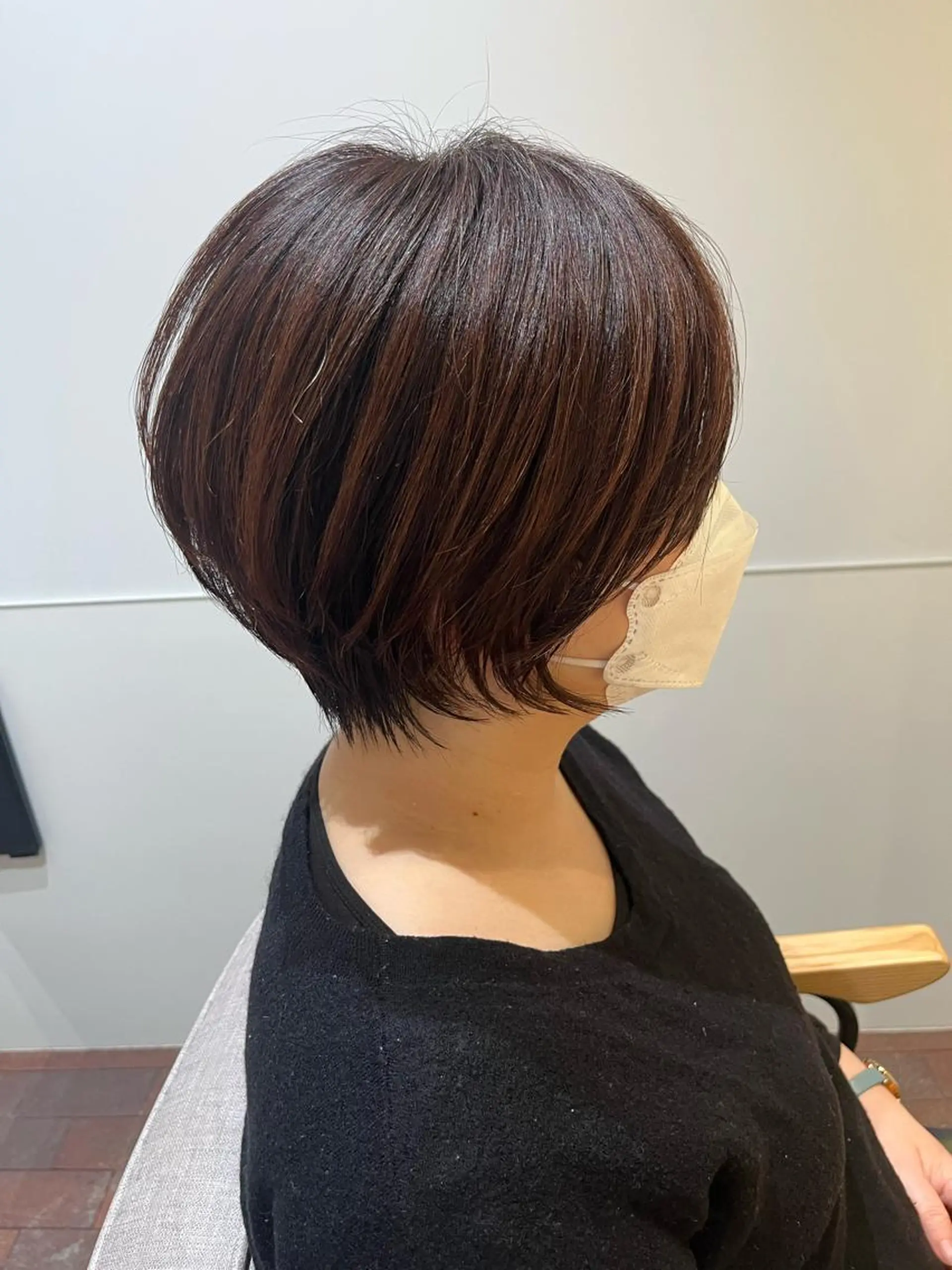 ショート ショートヘア カット ヘッドスパ マンツーマン 縮毛矯正/マユコのヘアスタイル