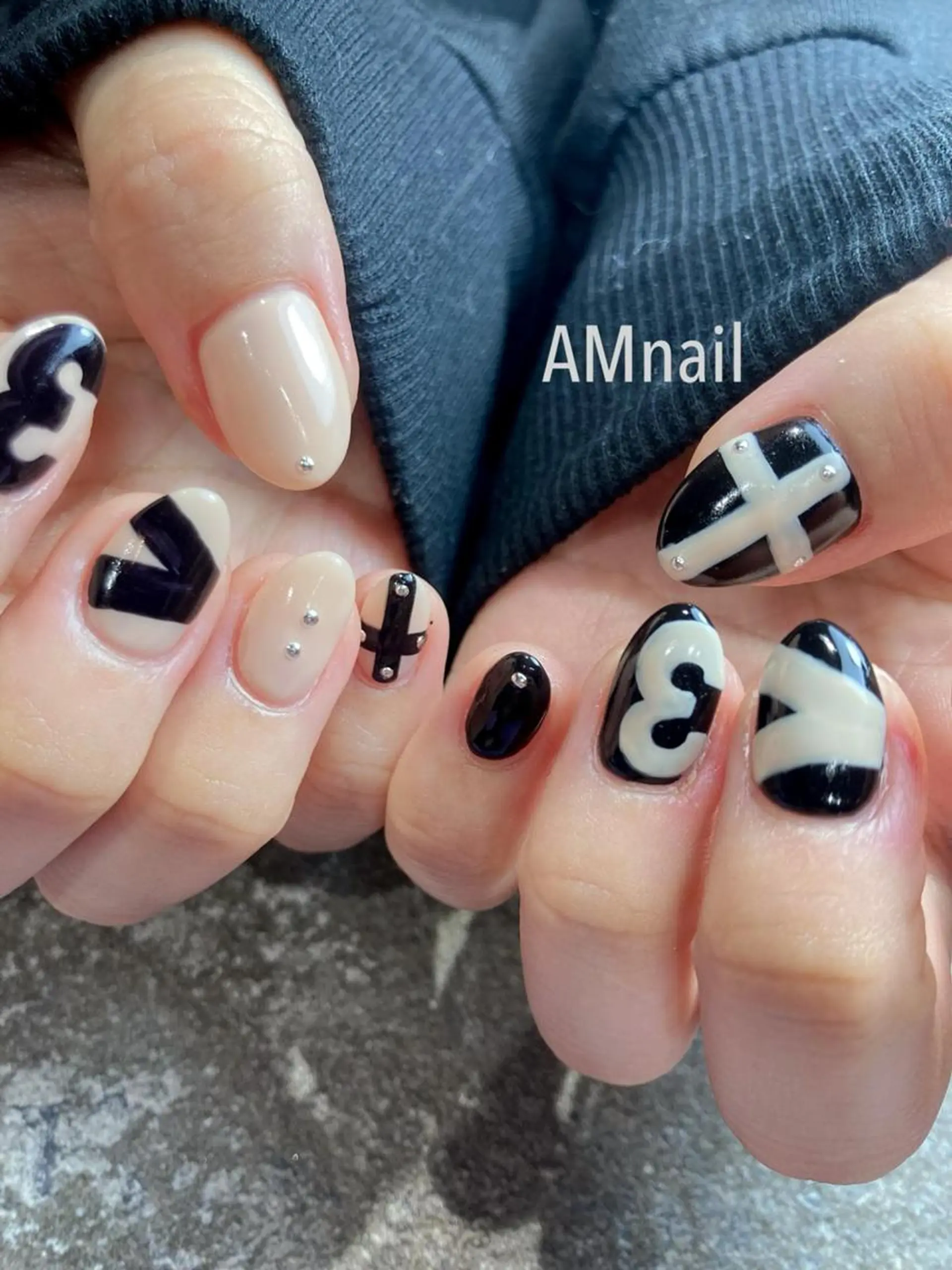 ネイル アートネイル 持ち込み ハンドネイル Am:nail 柏 SUE（スゥ）のネイルデザイン
