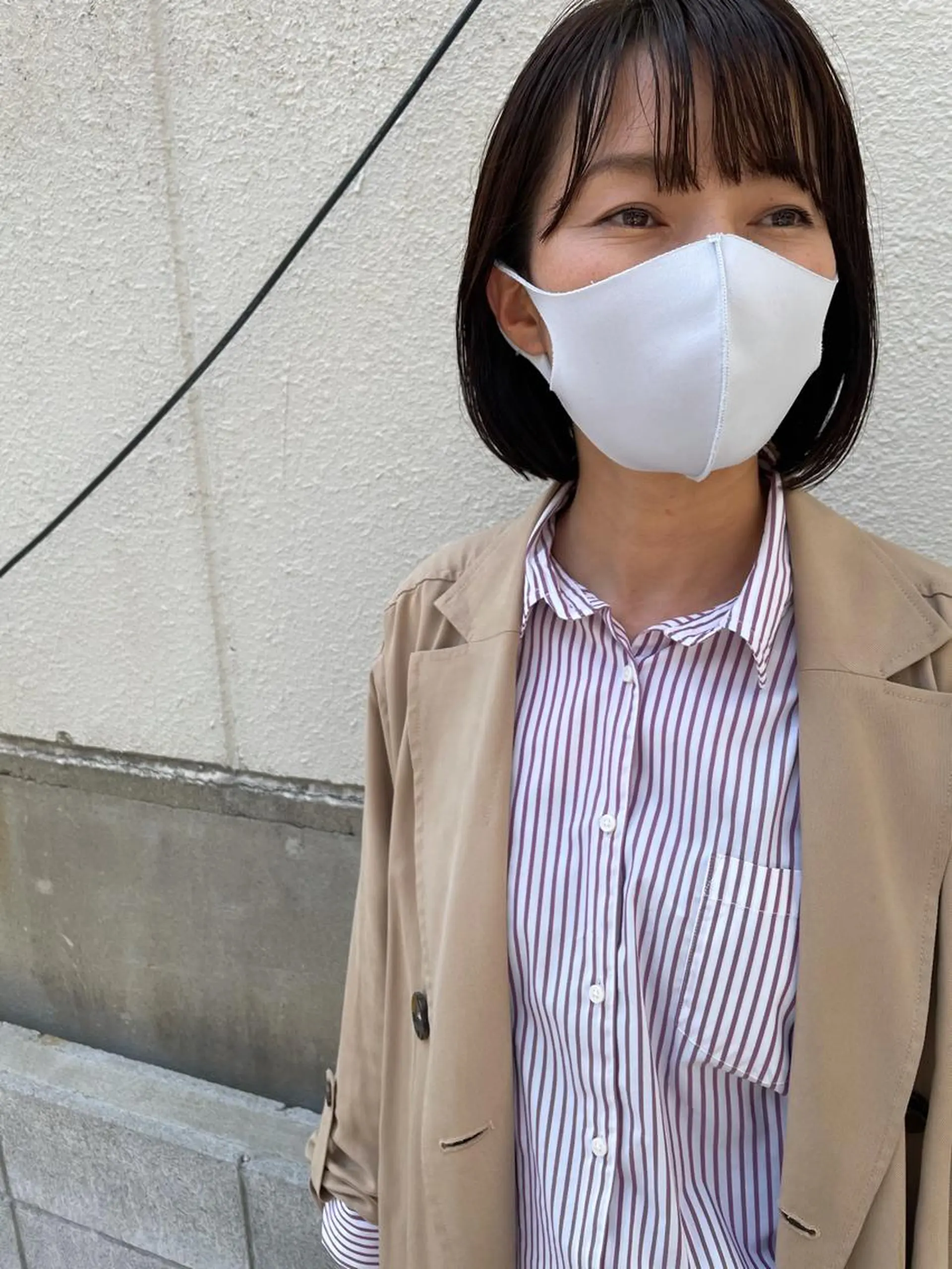 ミディアム ボブ カット ヘアカラー トリートメント さの あやねのヘアスタイル