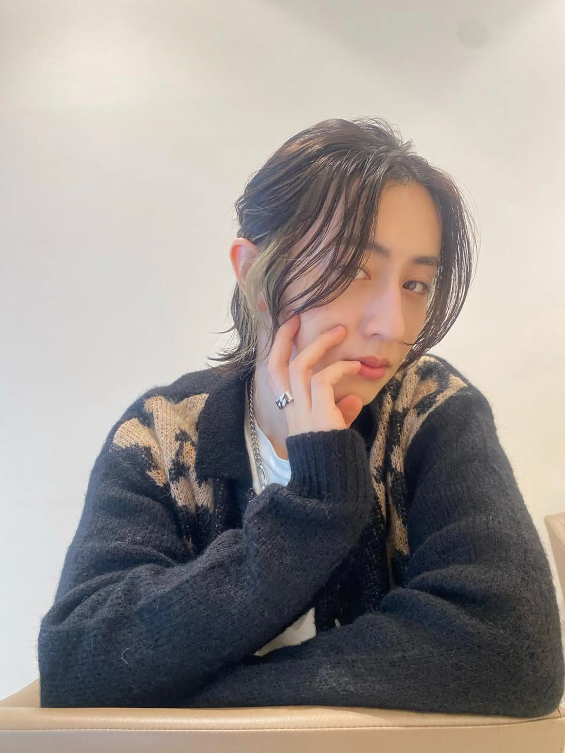 メンズ メンズウルフカット ウルフカット 銀座メンズ専門🖤 小島奈々のヘアスタイル