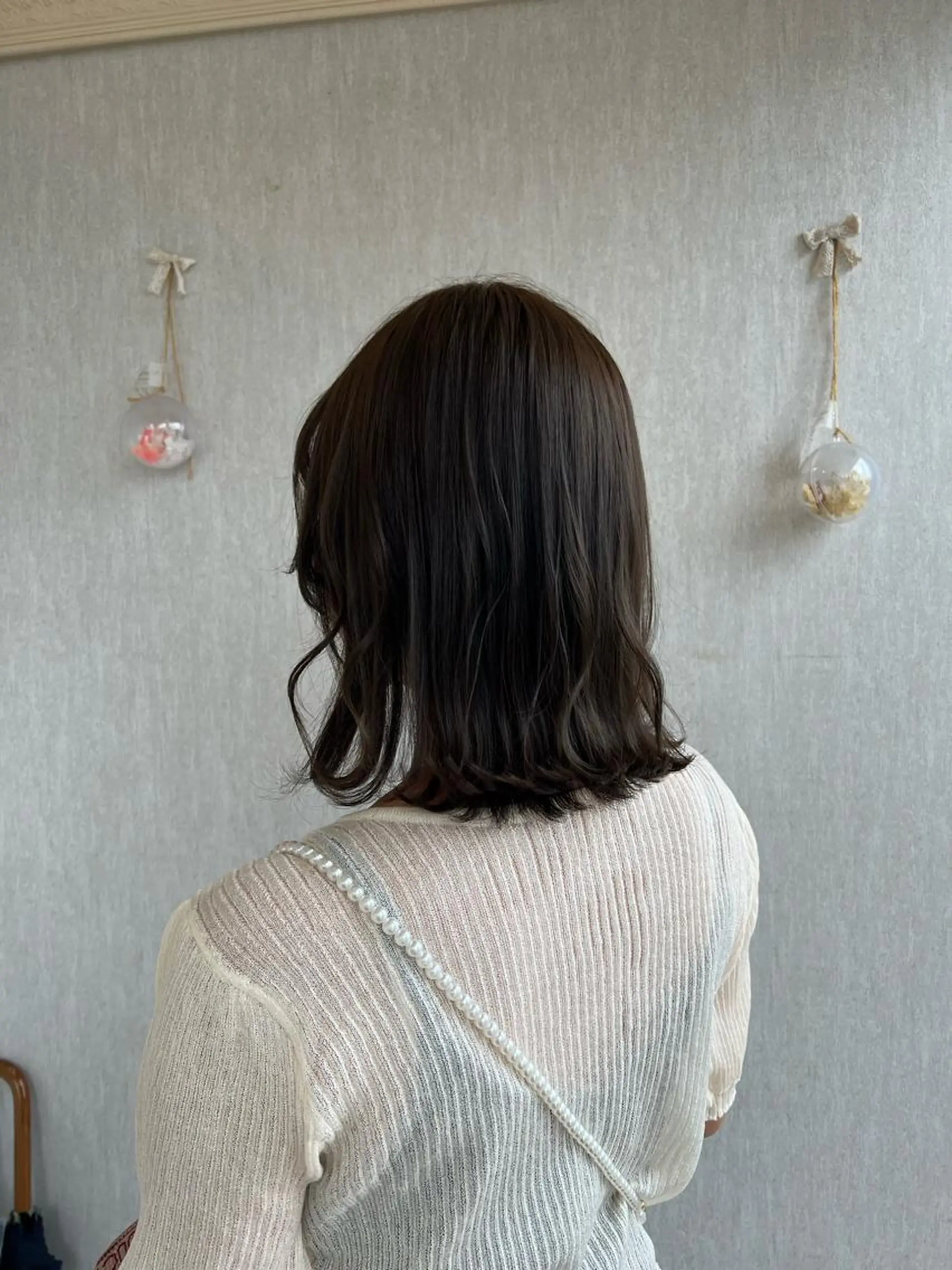 ミディアム YURINO /ボブ ベージュ/ハイトーンのヘアスタイル