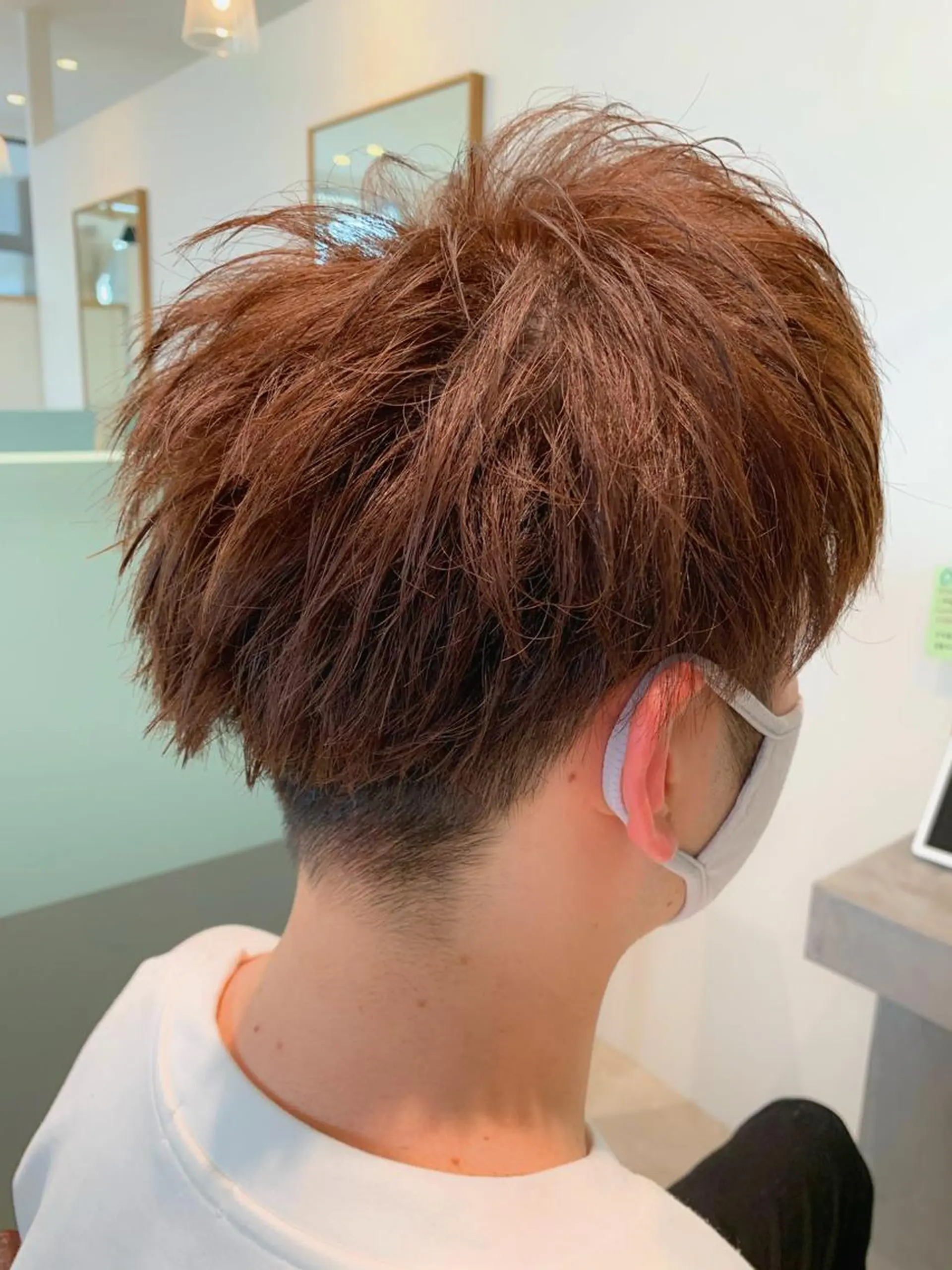 ショート カラー メンズ カット ヘアカラー メンズスタイル 櫻井康太のヘアスタイル