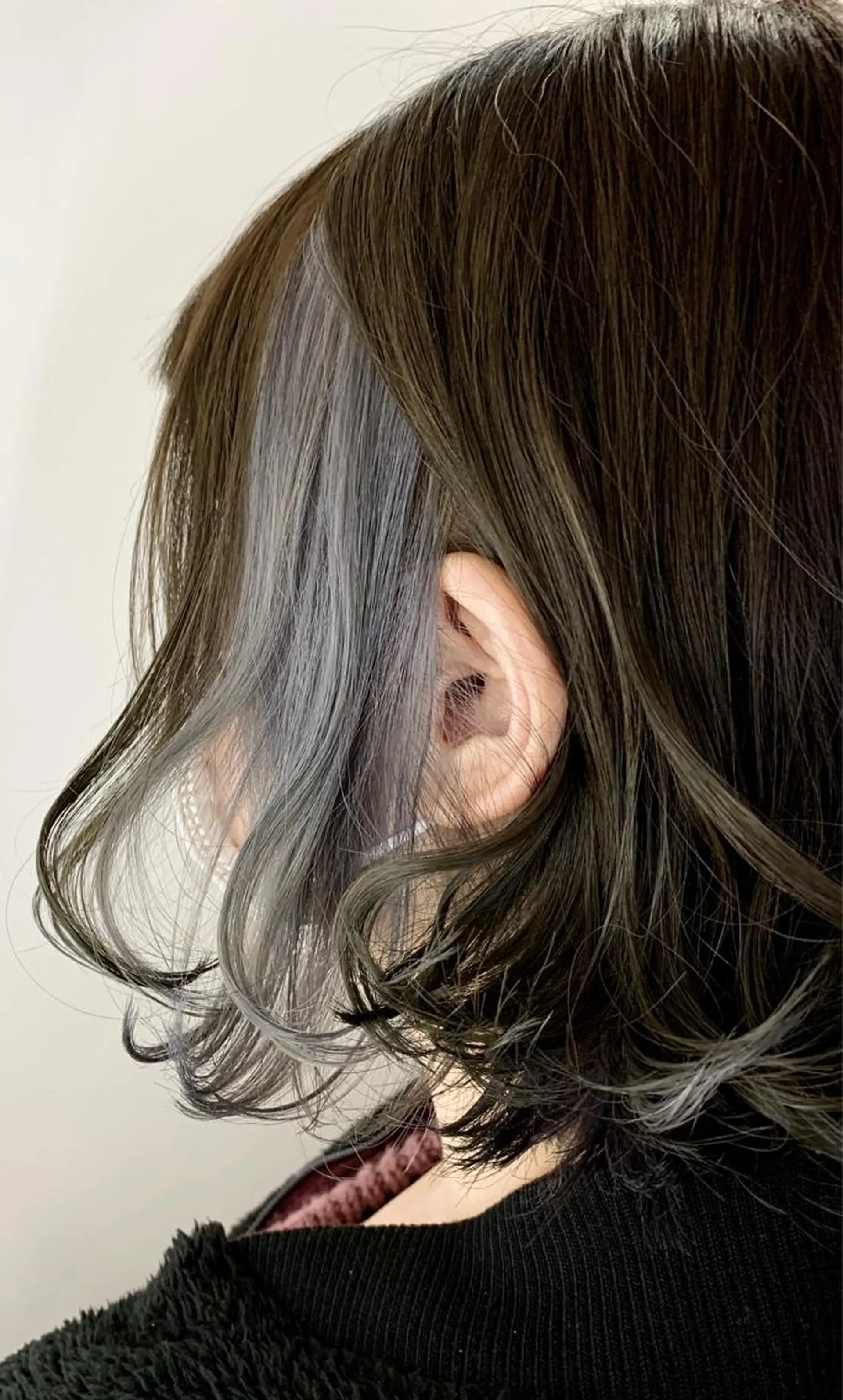ショート カラー アッシュ ハイライト／艶カラー 大河シンジのヘアスタイル
