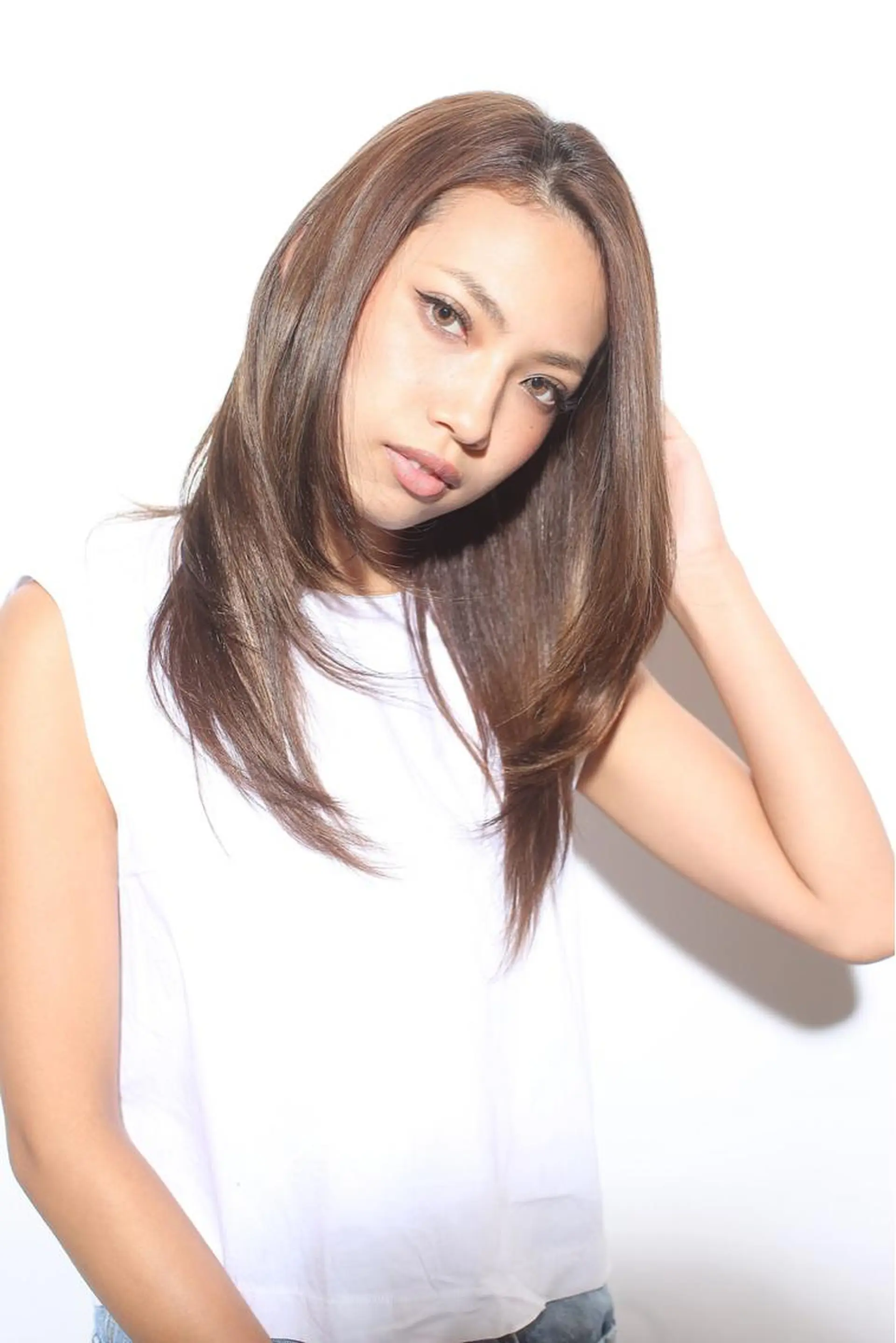 ミディアム 龍 門のヘアスタイル