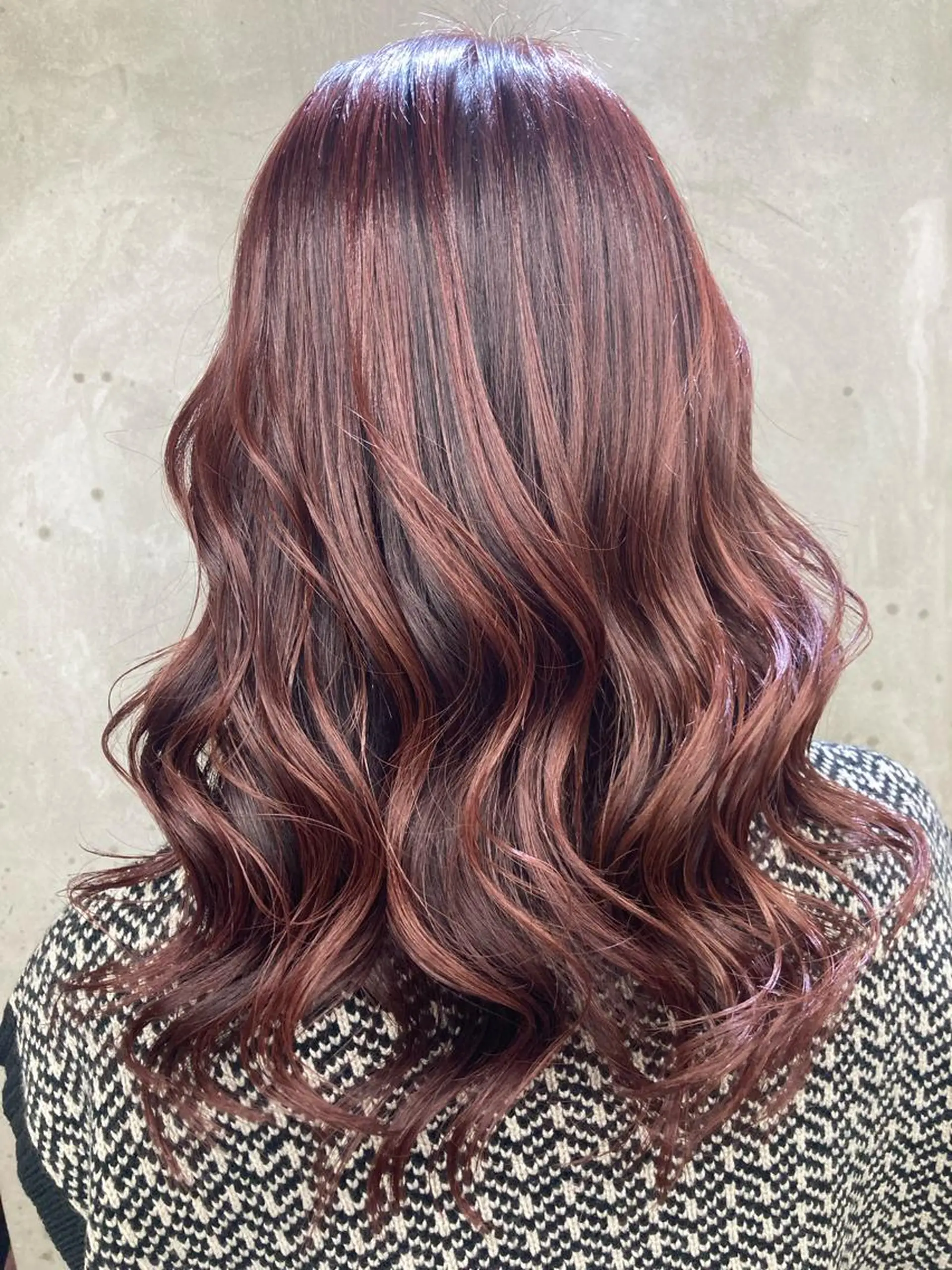 セミロング カラー ピンクカラー カット ヘアカラー トリートメント ブリーチ&似合せボブ 田中寛十のヘアスタイル