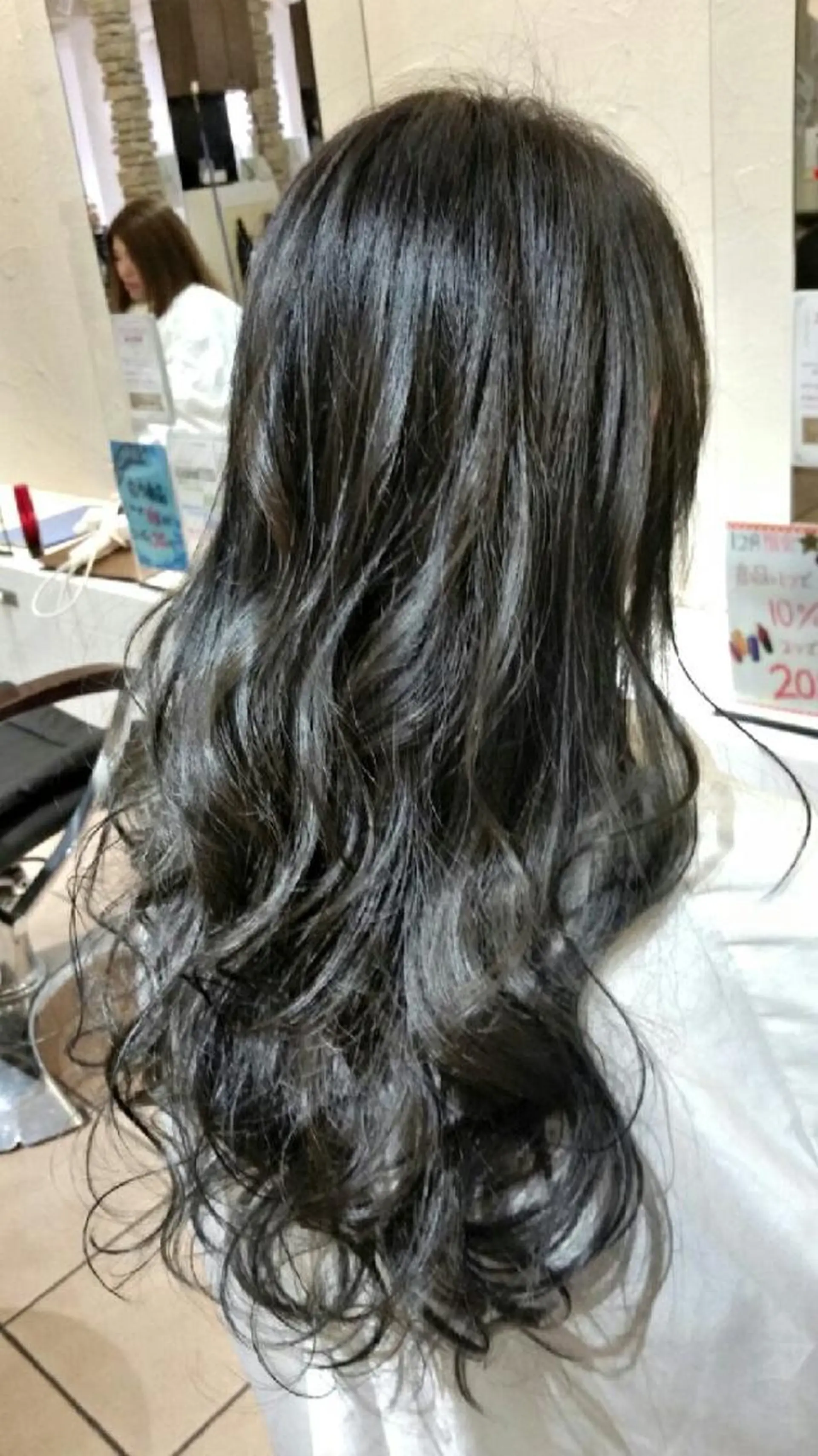 ロング カラー ヘアアレンジ アッシュ 【髪質改善美容師】t occa茨木篠原健太のヘアスタイル