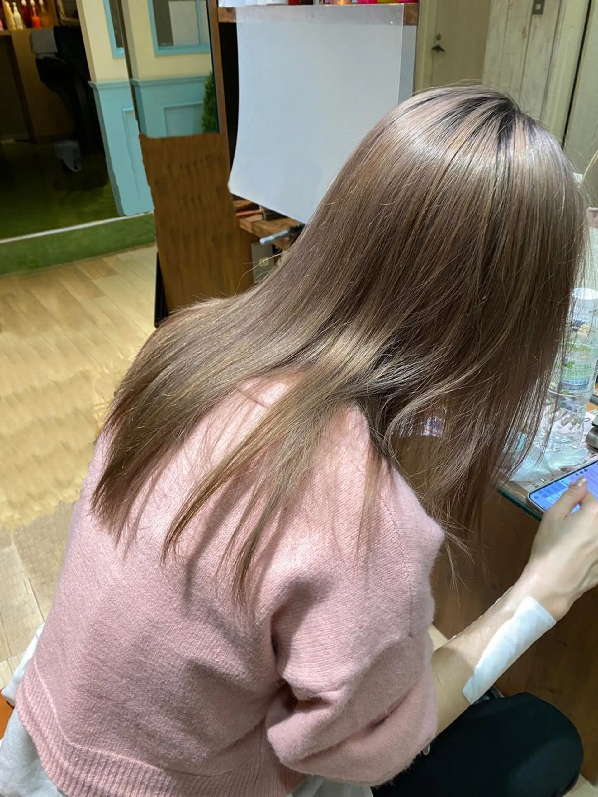 セミロング カラー ヘアカラー 美髪改善・ブリーチ tadasuke⭐️のヘアスタイル