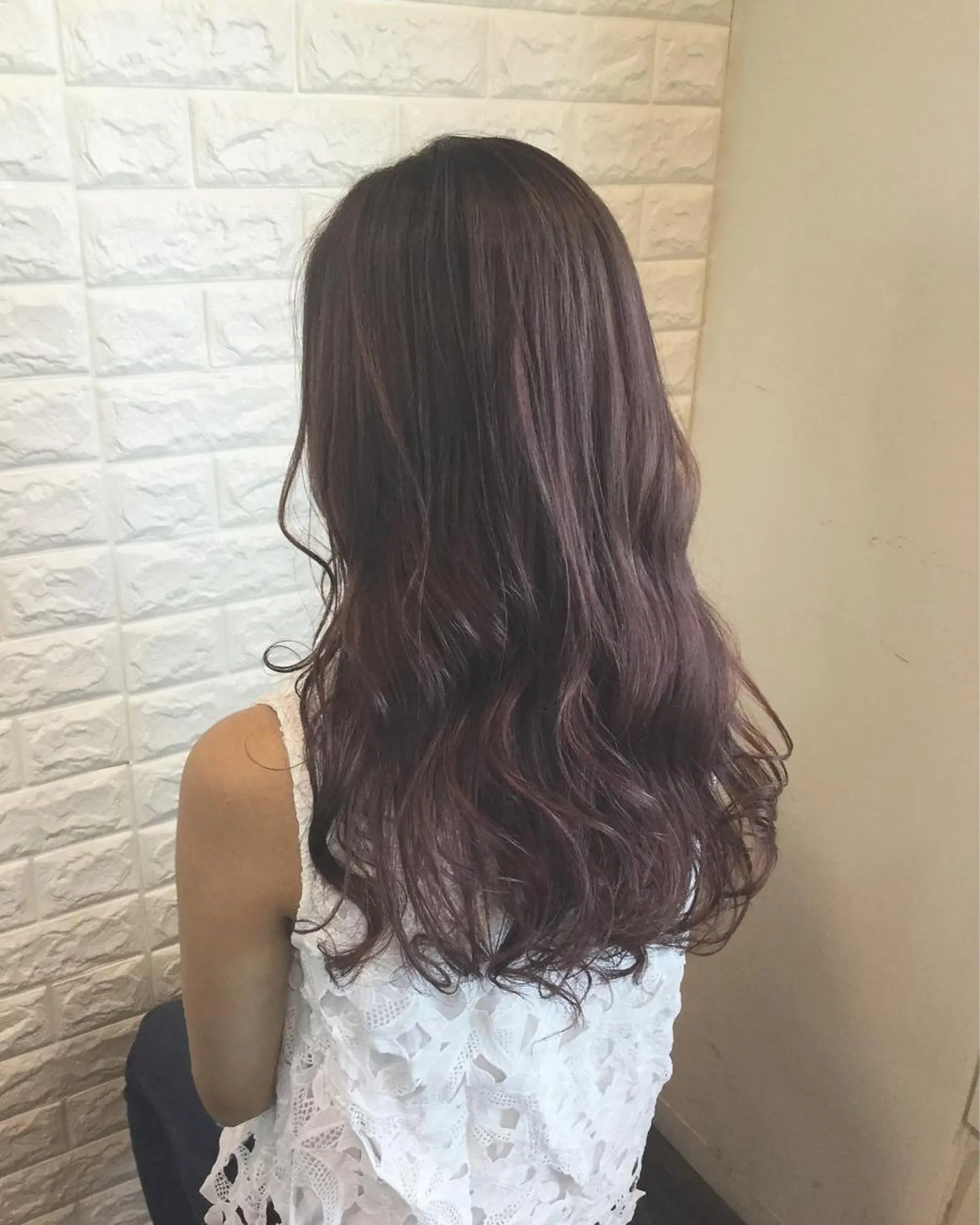 ロング カラー ヘアアレンジ ハイライトカラー ハイライト 🌿‬ ܸAir 透明感🌱西村知佳のヘアスタイル