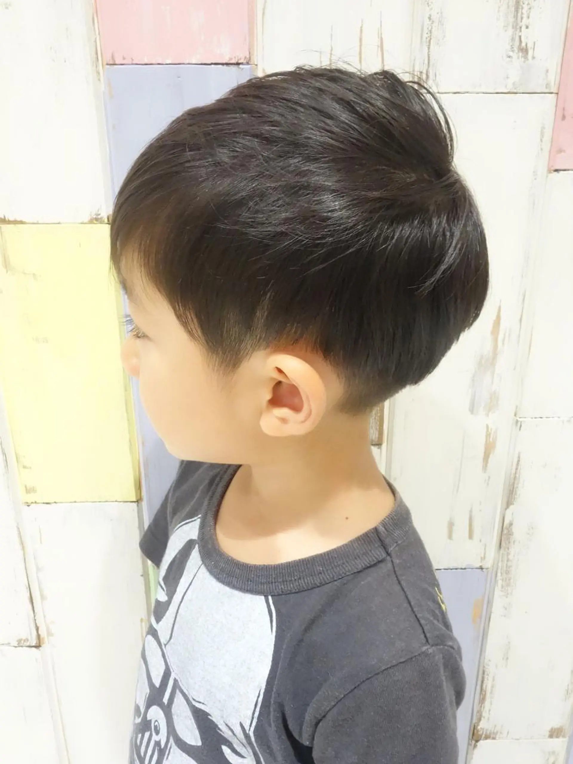 キッズ カット 嶋村 望美のヘアスタイル